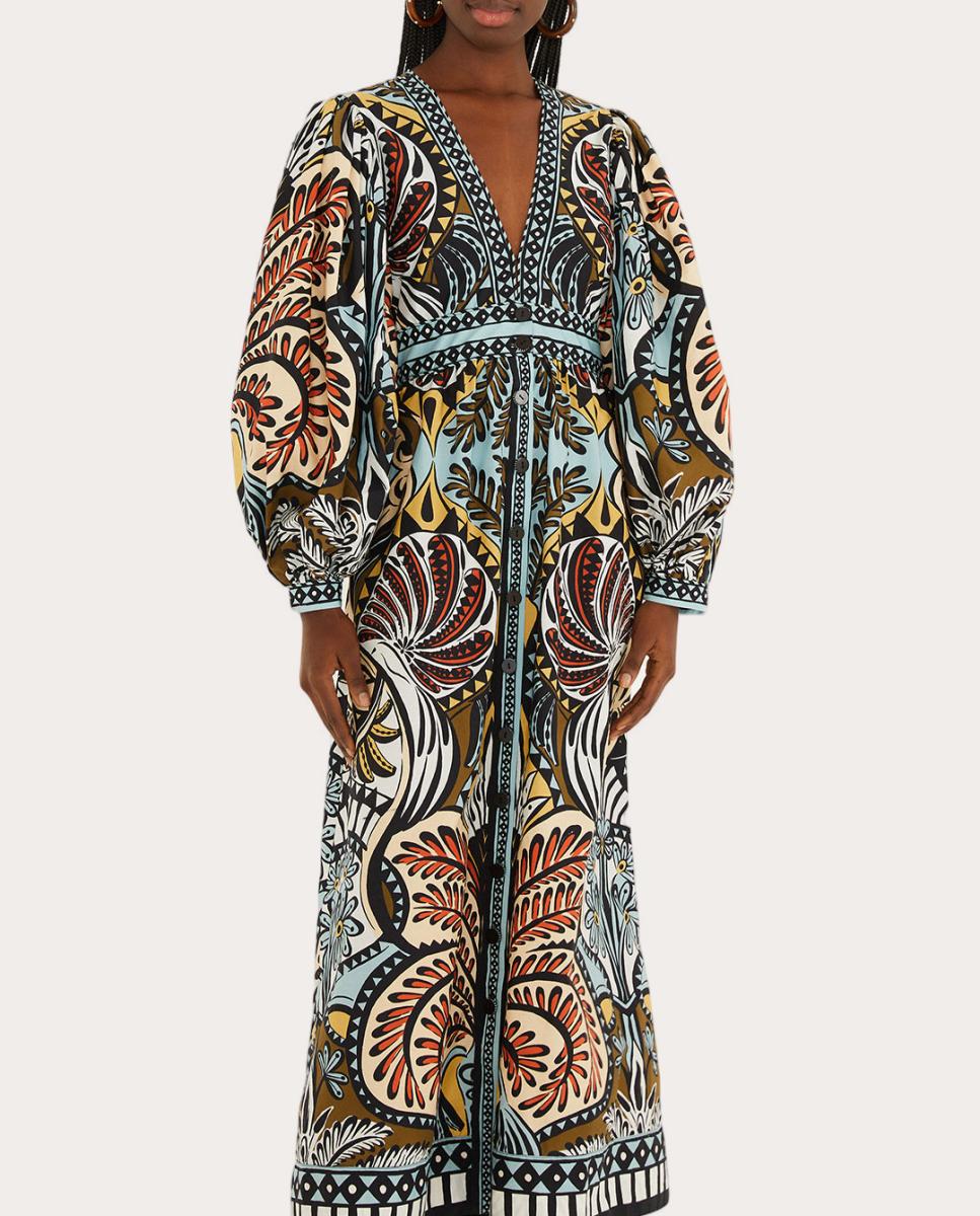 Vestido Comprido Balamana Multicolor-3
