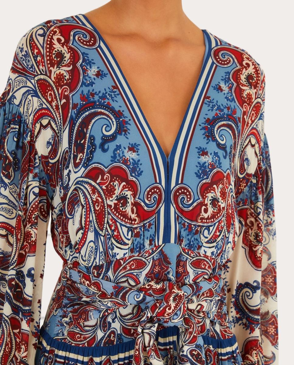 Vestido midi Multicolor-8