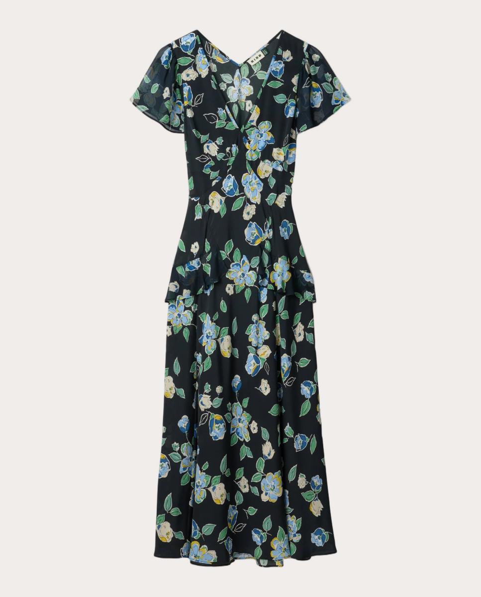 Imagem 0 de Vestido Midi Evie de Seda