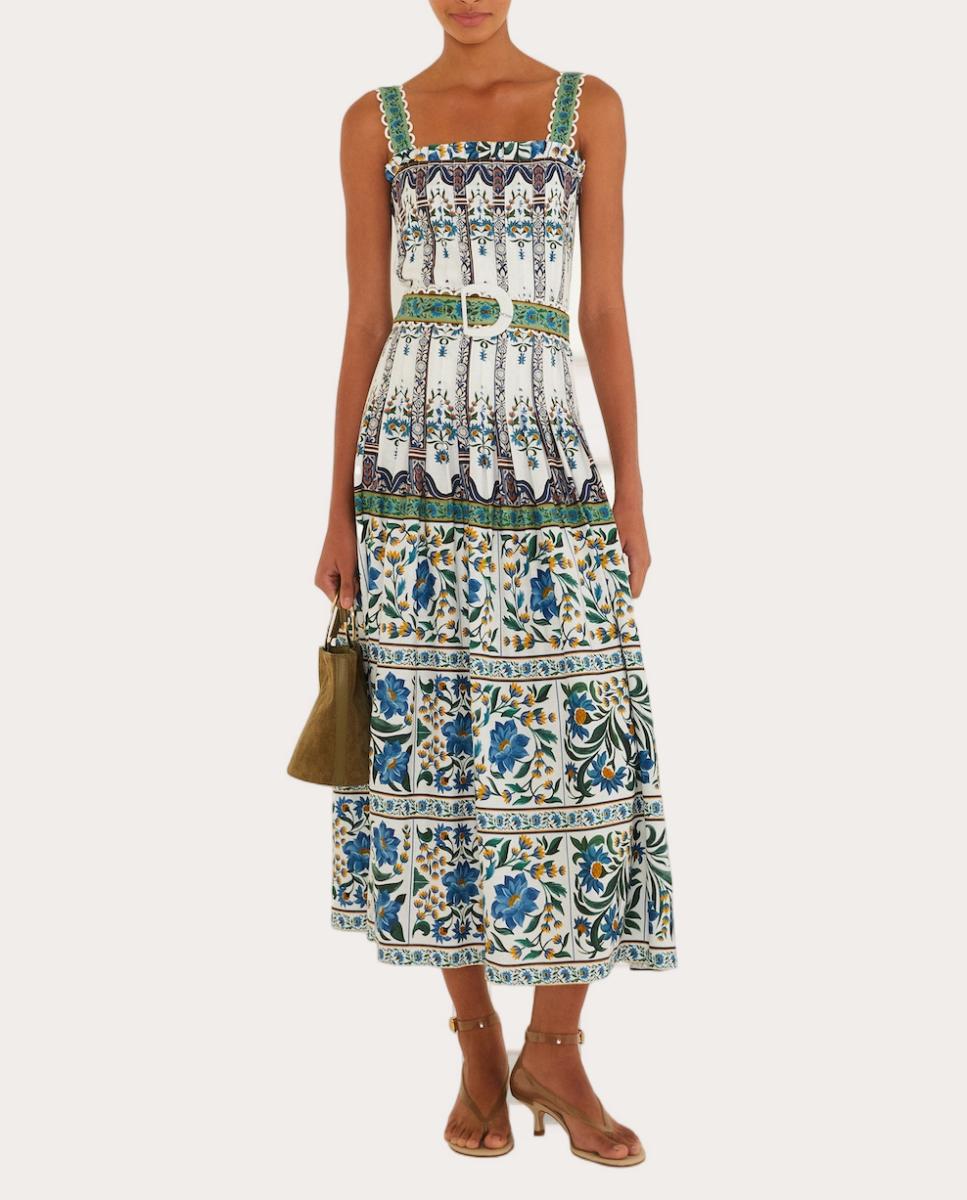 Imagem 0 de Vestido midi de linho