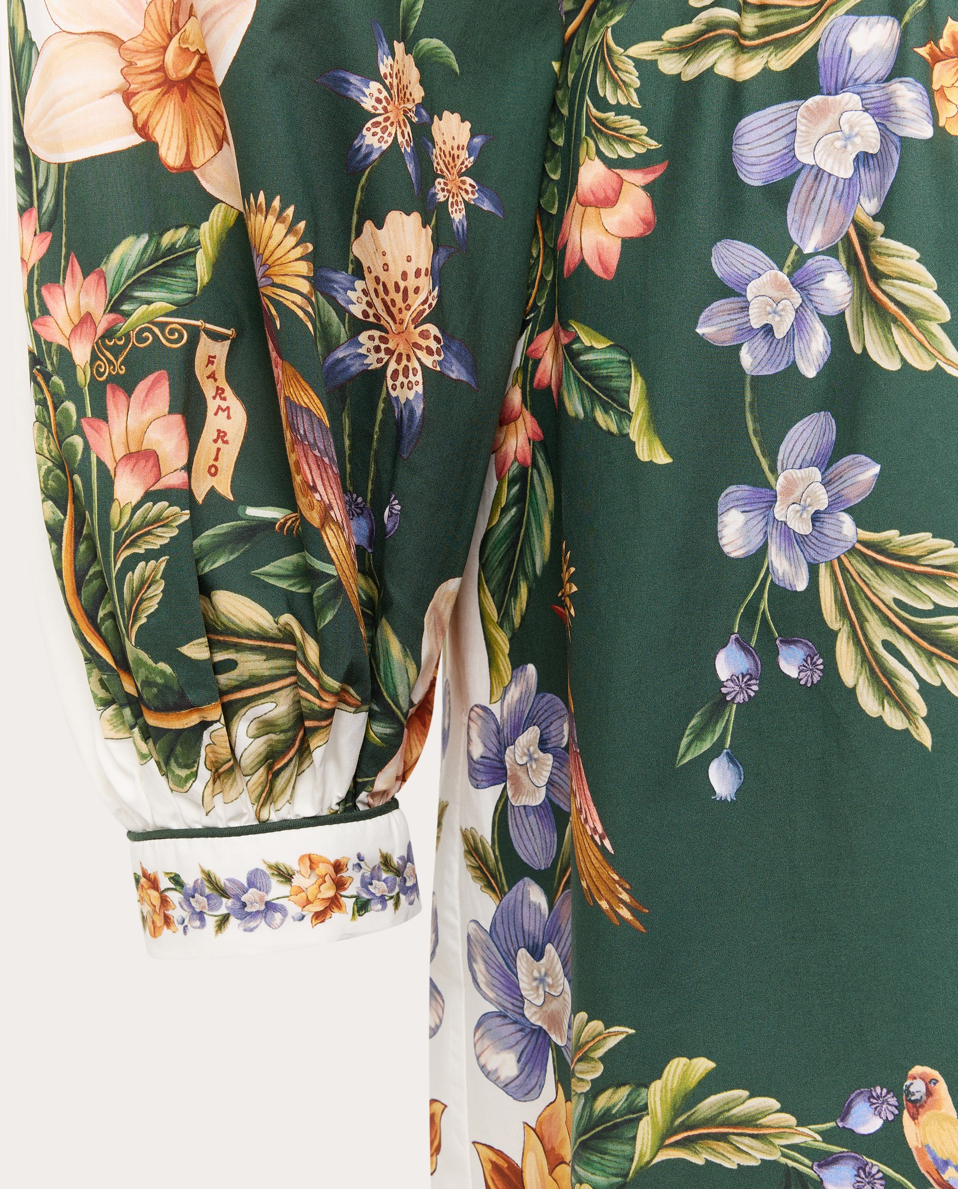 Vestido comprido Verde-3