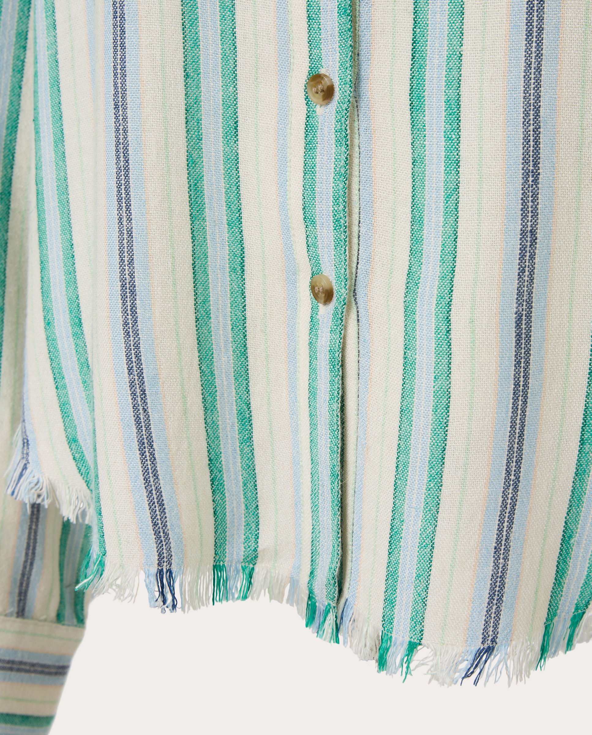 Camisa Bowie com Estampado às Riscas Azul-4