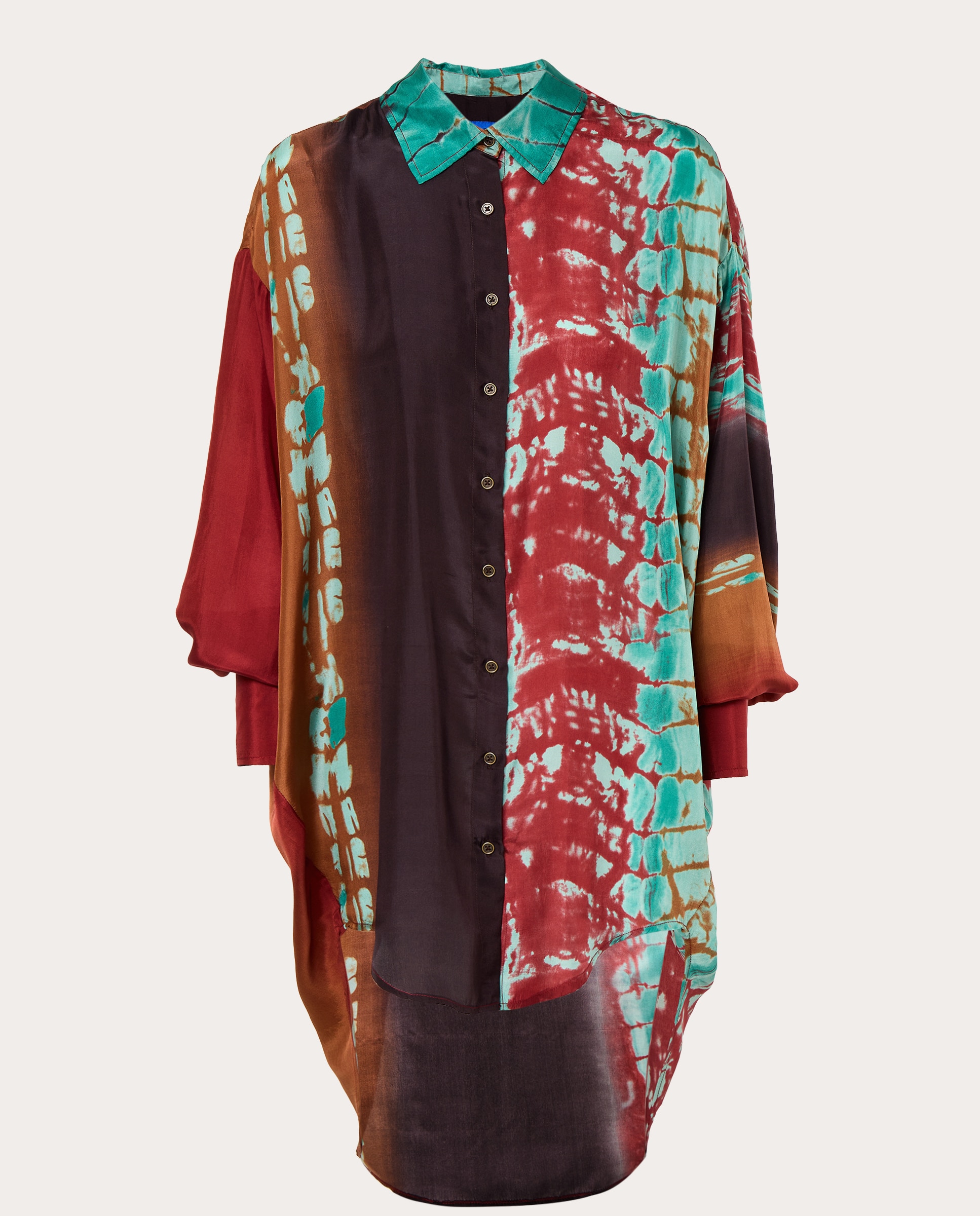 Imagen 1 de Camisa de seda Plis Multicolor