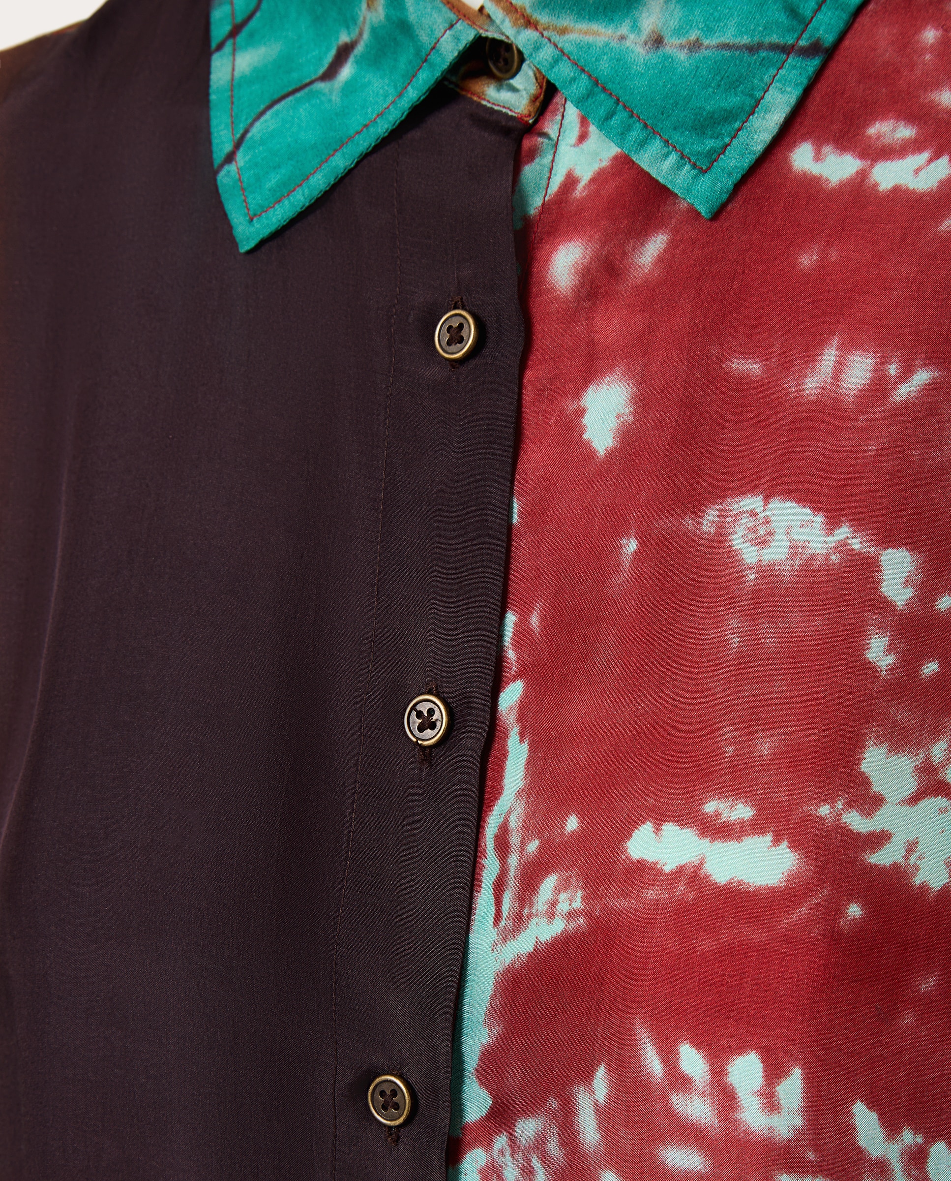 Imagen 3 de Camisa de seda Plis - Multicolor Multicolor