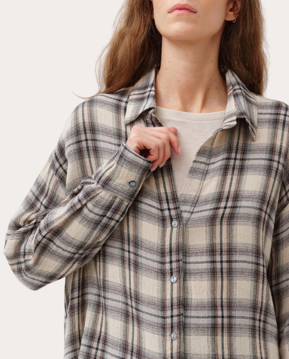 Camisa Cirilla de algodón - Crudo Crudo-2