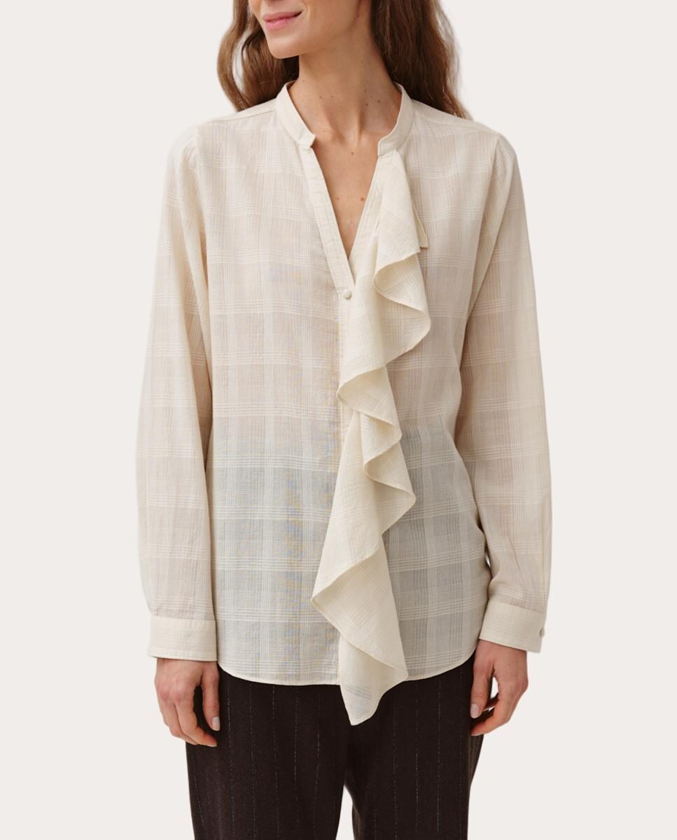 Imagen 1 de Camisa Candao de algodón Beige