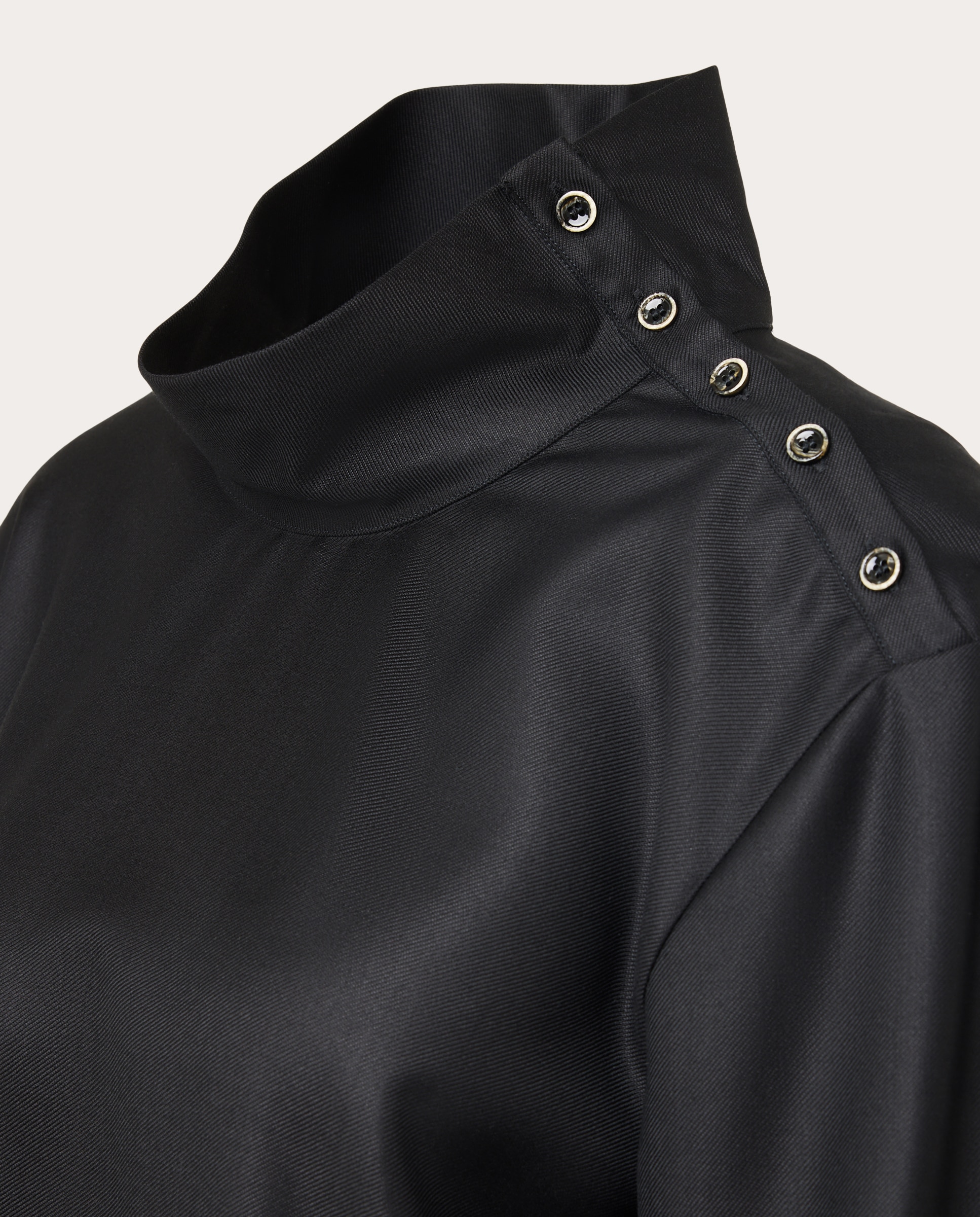 Imagen 3 de Blusa de cuello alto - Negro Negro