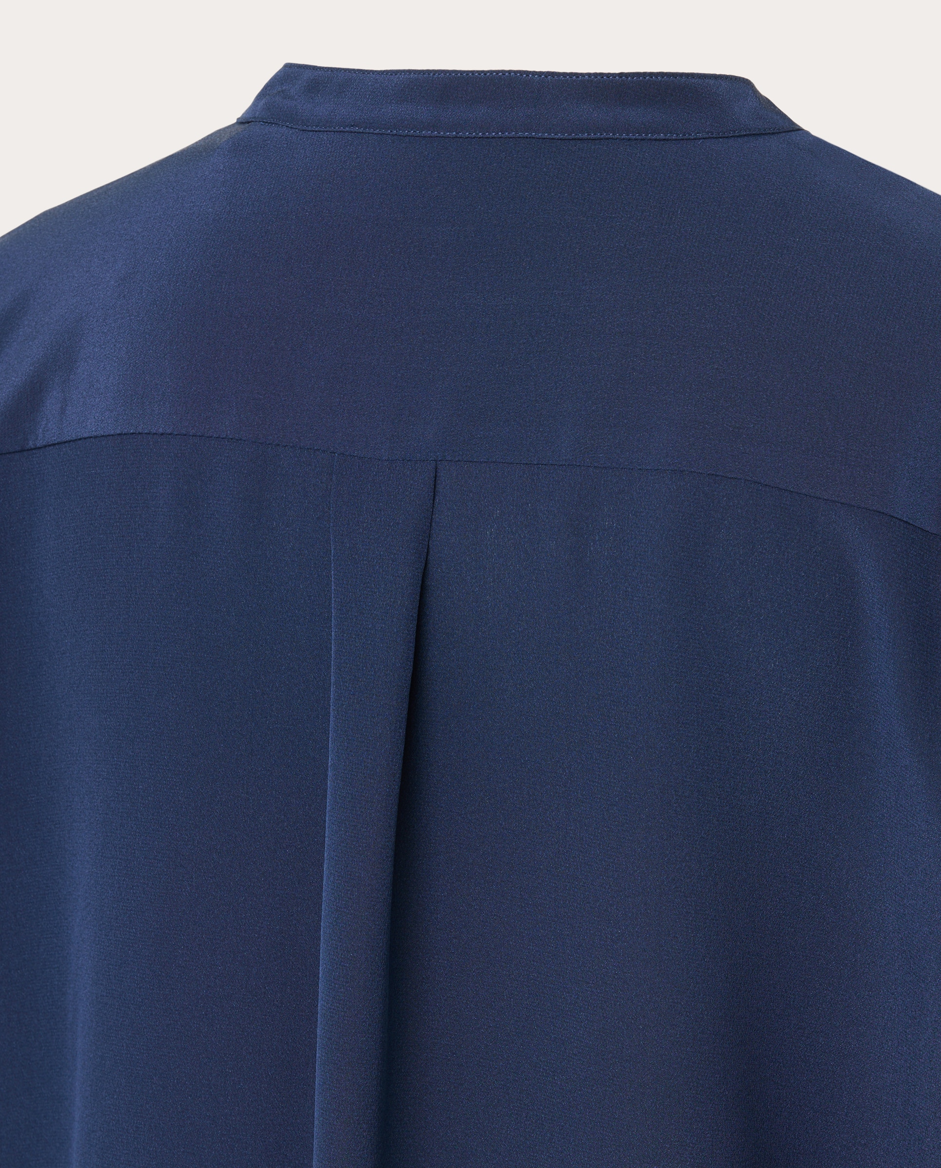 Imagen 4 de Blusa de cuello mao - Azul marino Azul marino