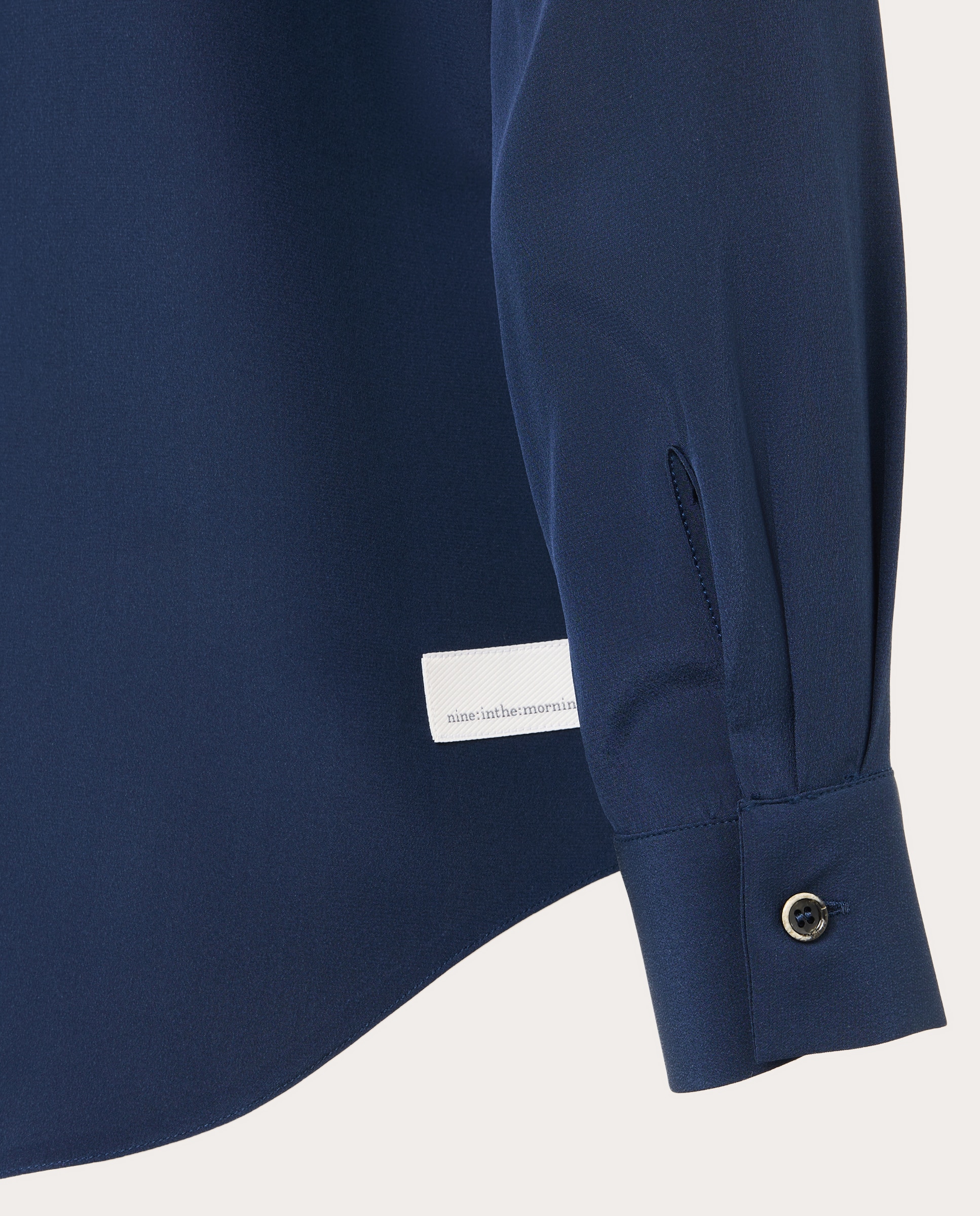 Imagen 5 de Blusa de cuello mao - Azul marino Azul marino
