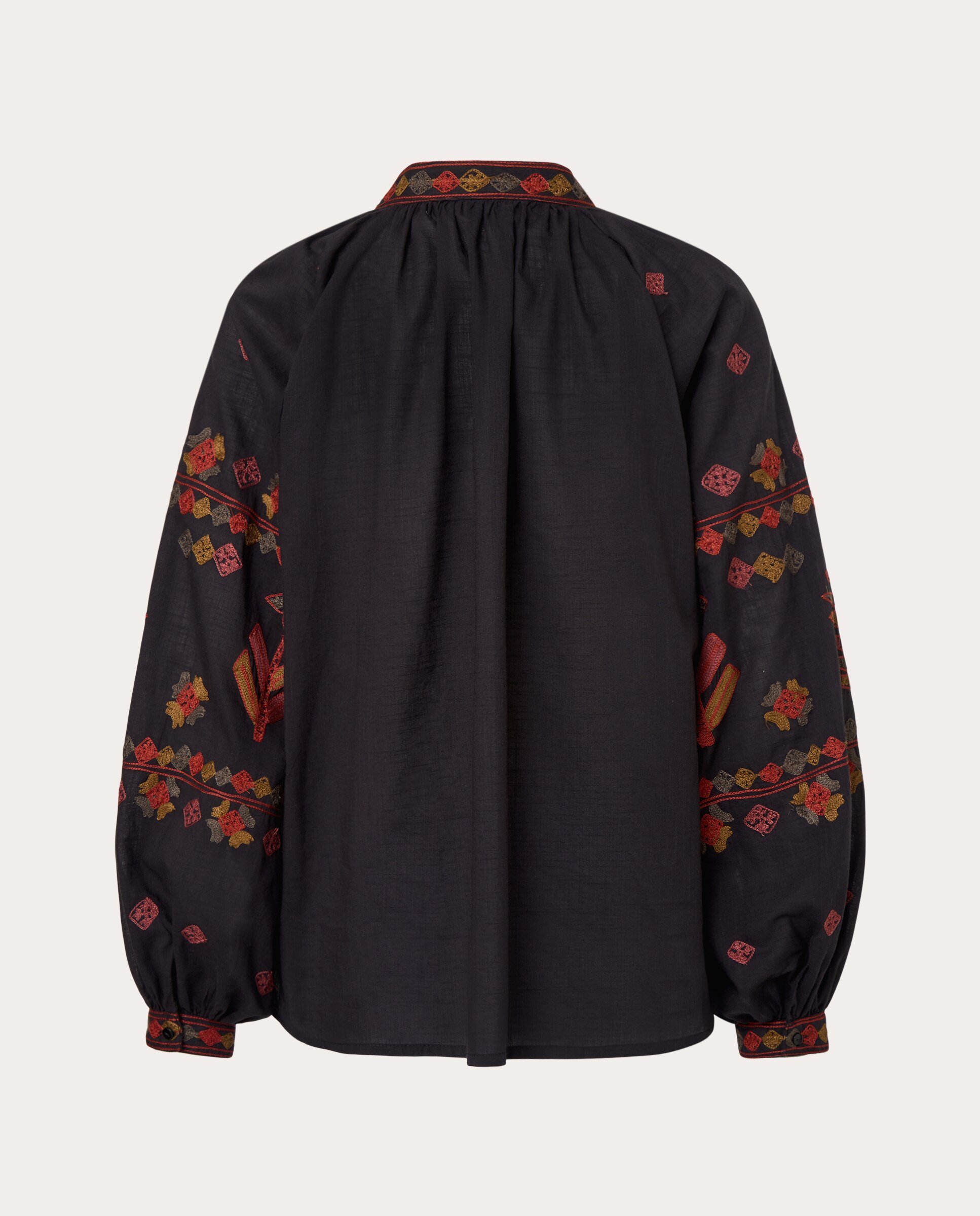 Blusa Robin Bordada Cinzento-escuro-2