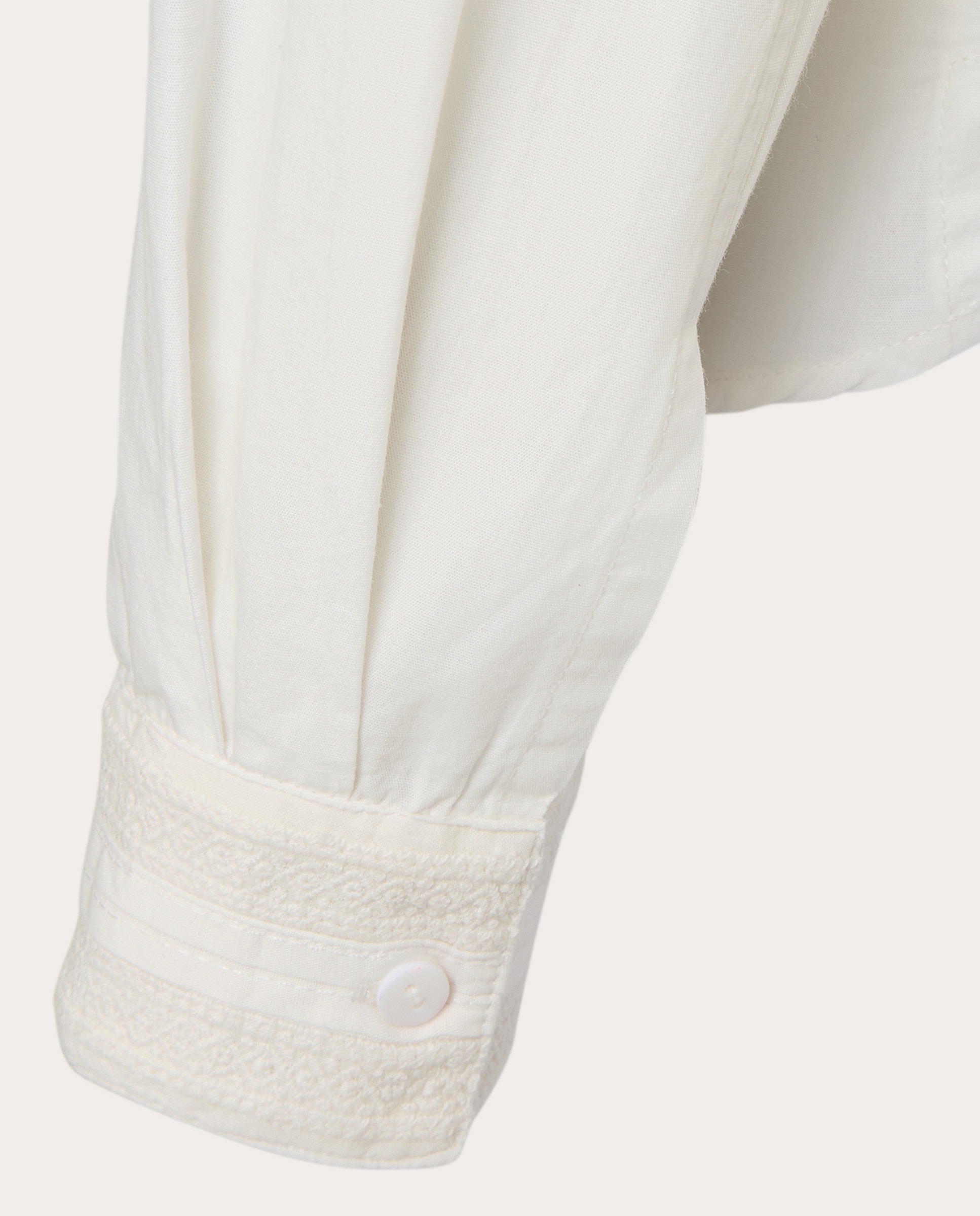 Camisa Manolito com Pregas Branco-4