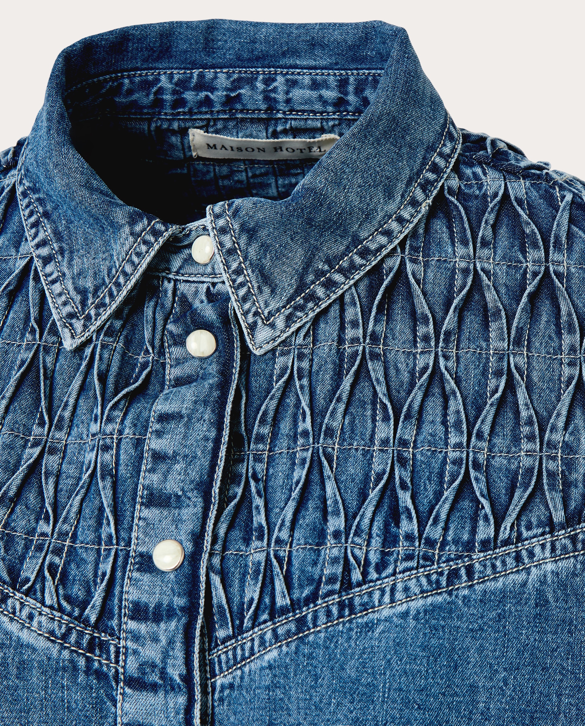 Camisa denim Kumud - Azul Azul-3