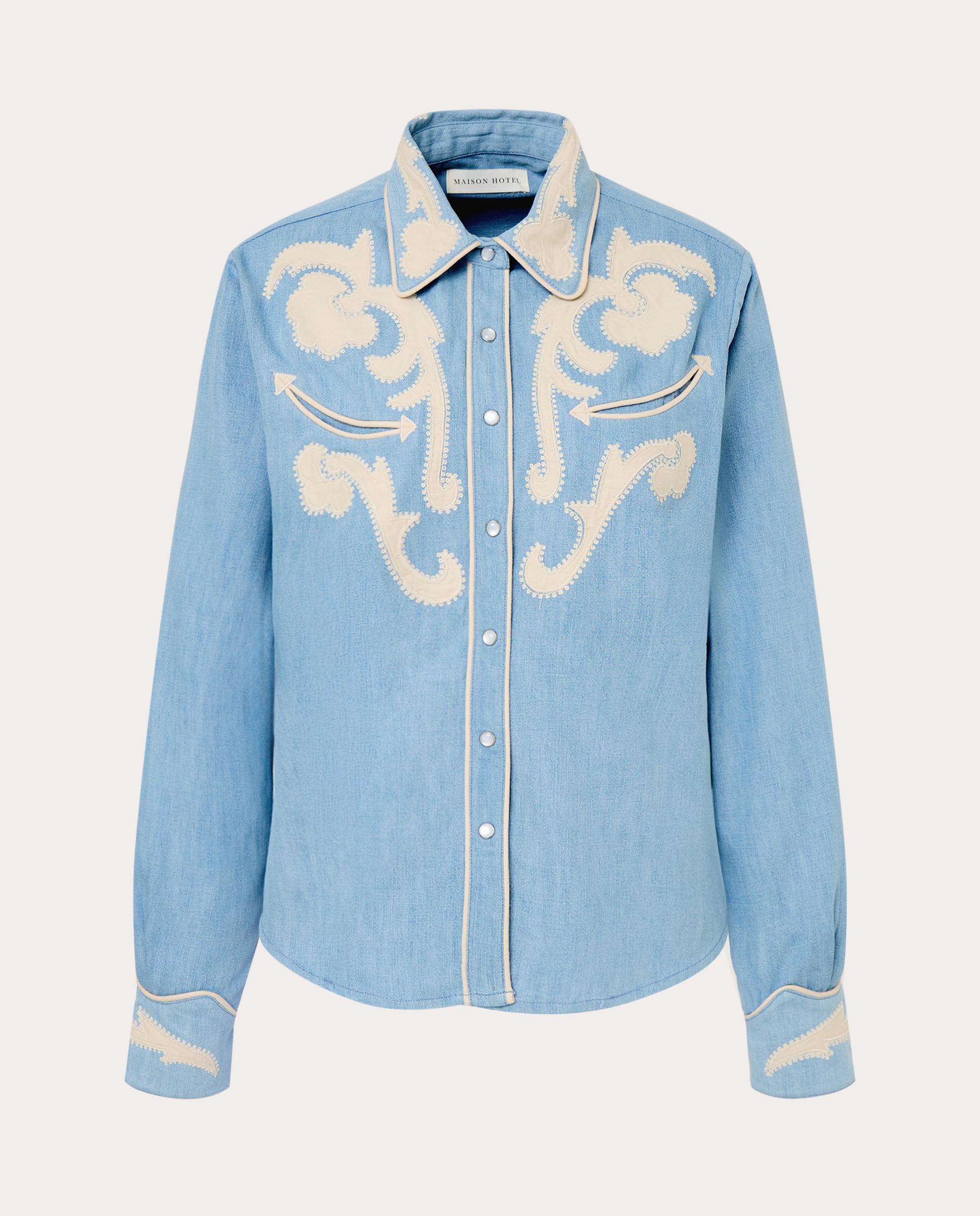 Camisa denim Frankie - Azul claro Azul claro-1