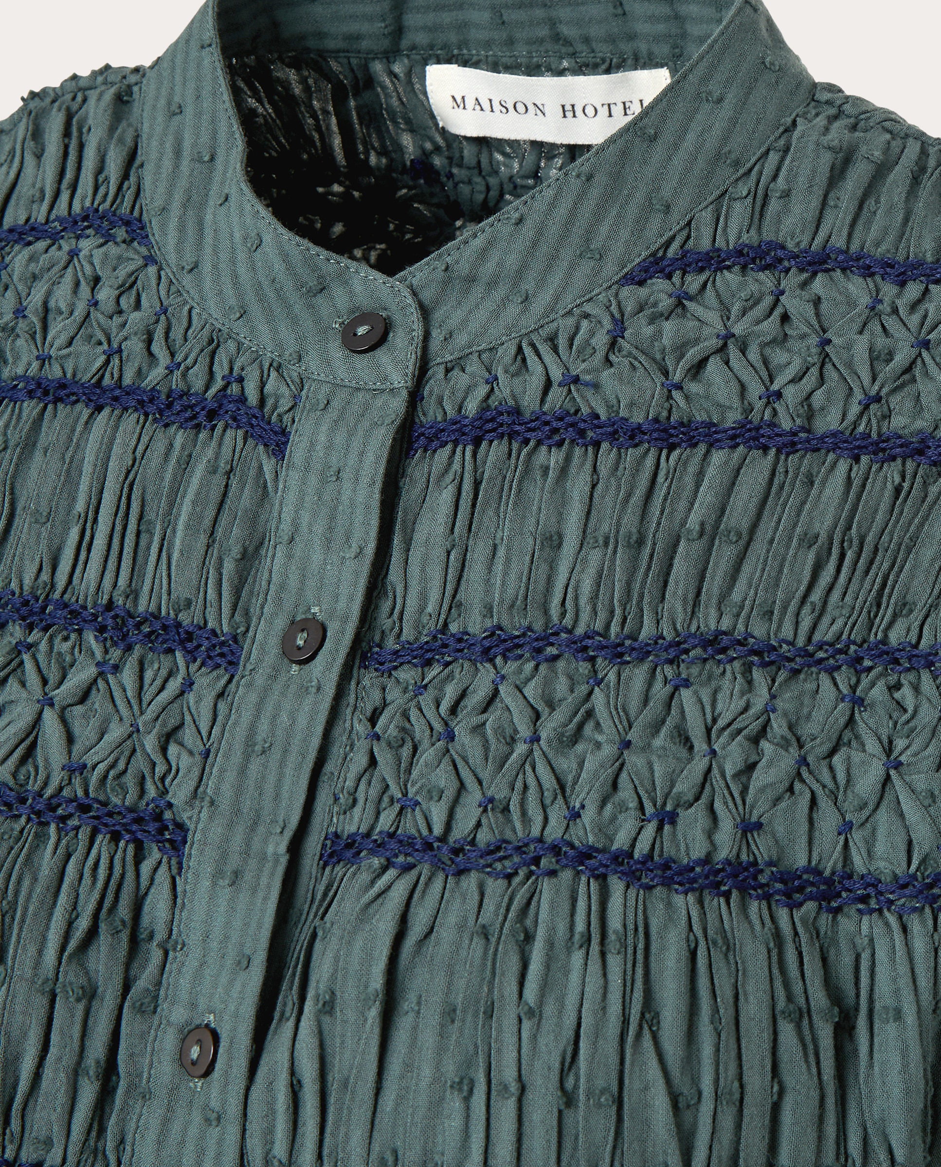 Blusa Darla Franzida Turquesa-3