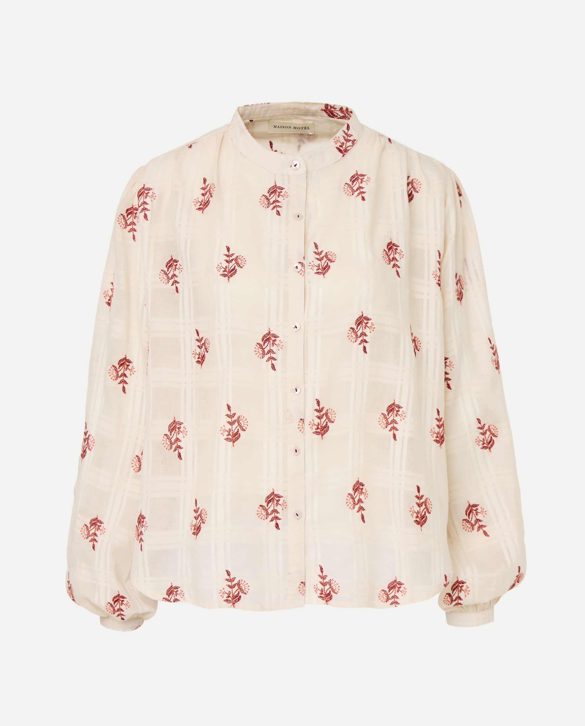 Blusa Birdie floral - Blanco Blanco-1