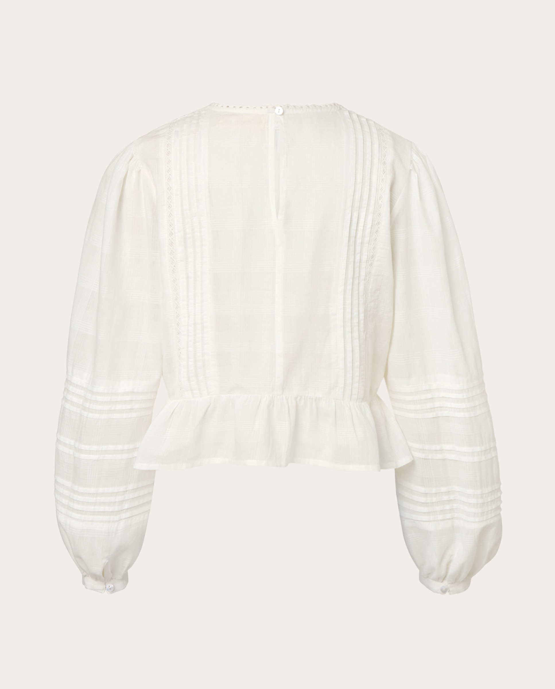 Blusa Mildred de Estilo Victoriano Cru-2