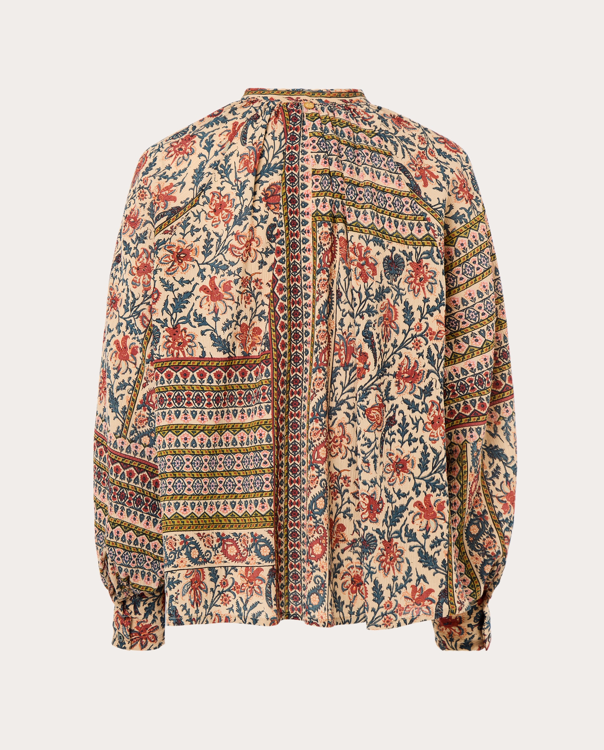 Blusa estampada de inspiración bohemia - Multicolor Multicolor-2