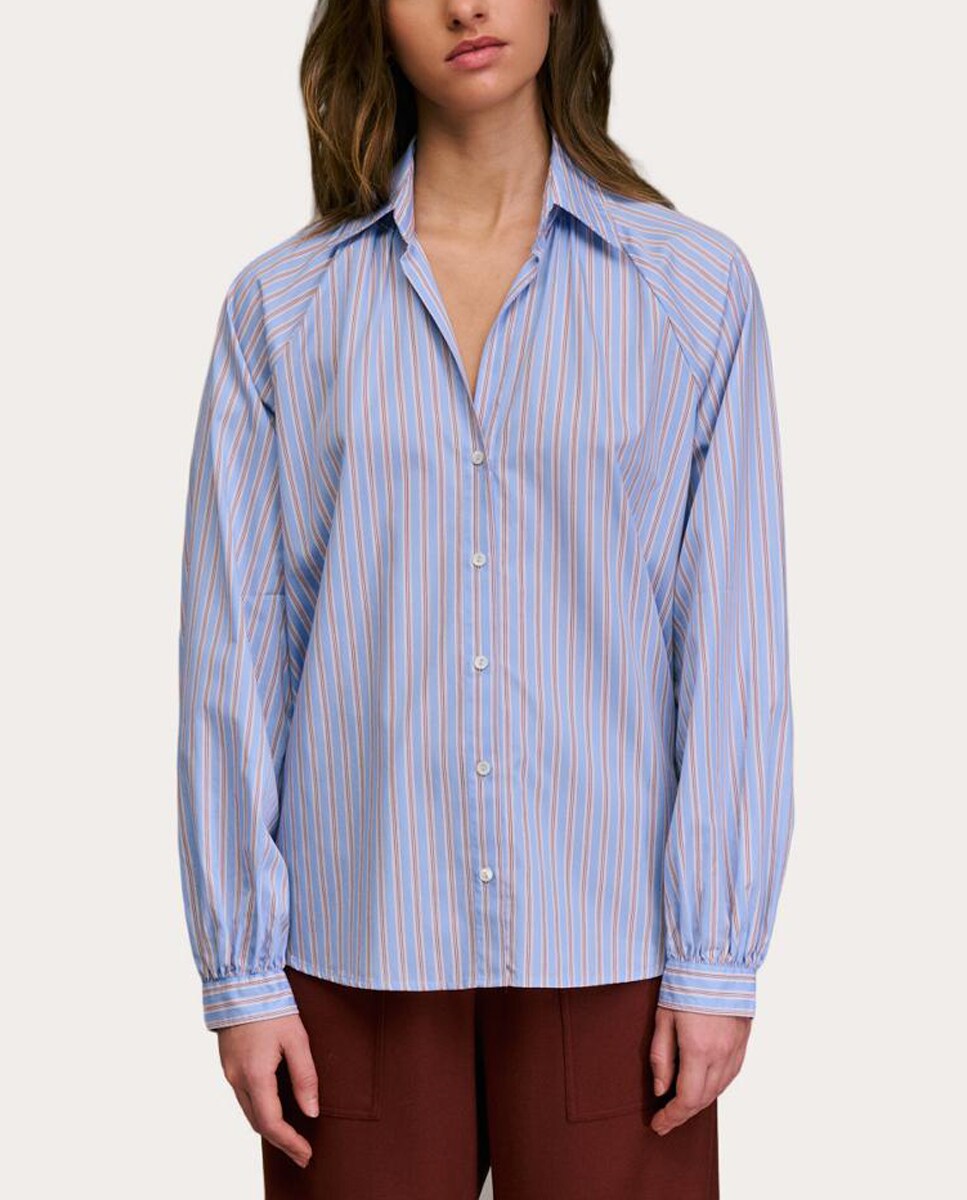 Camisa Caria de algodón Multicolor-1