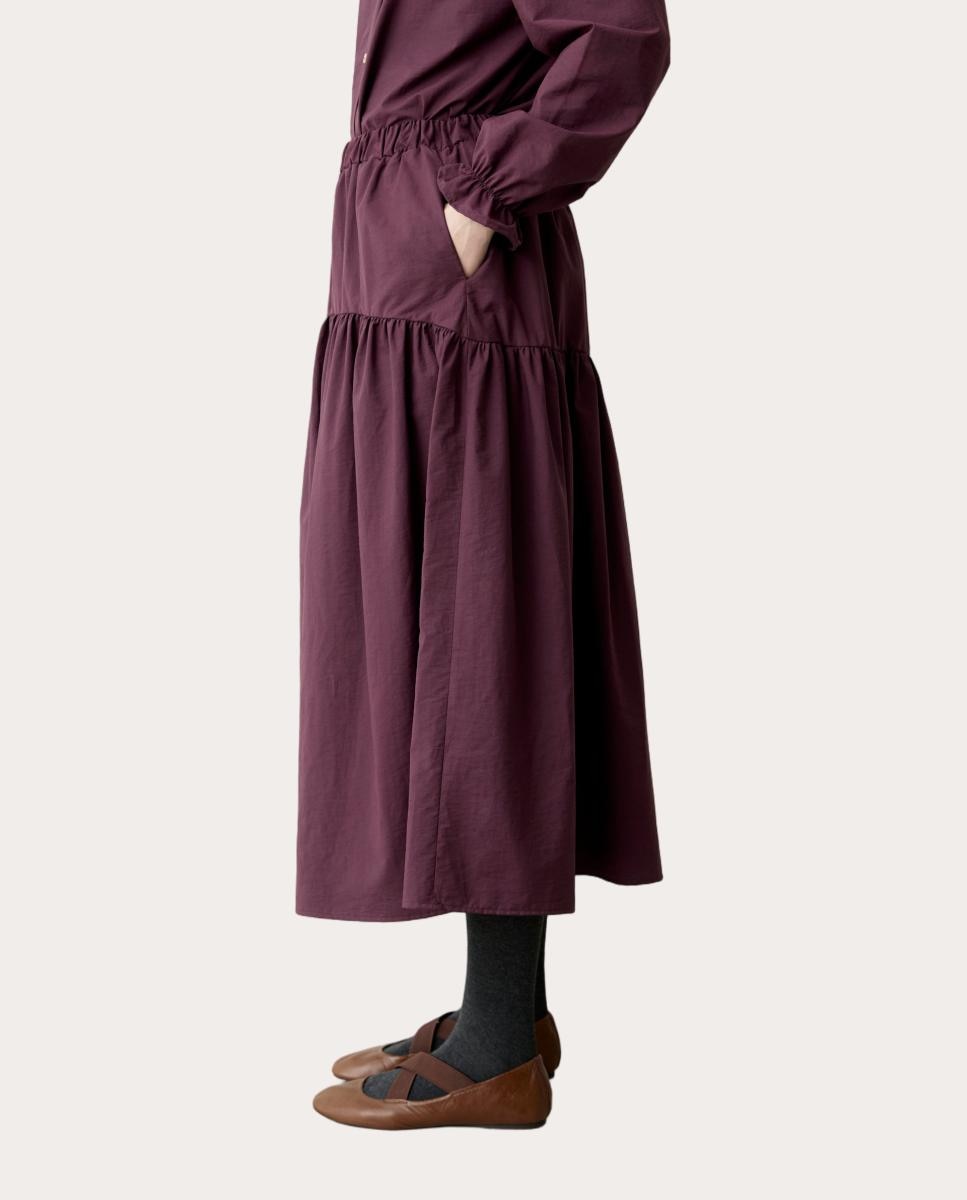 Falda Aline pull on - Fucsia Fucsia-2