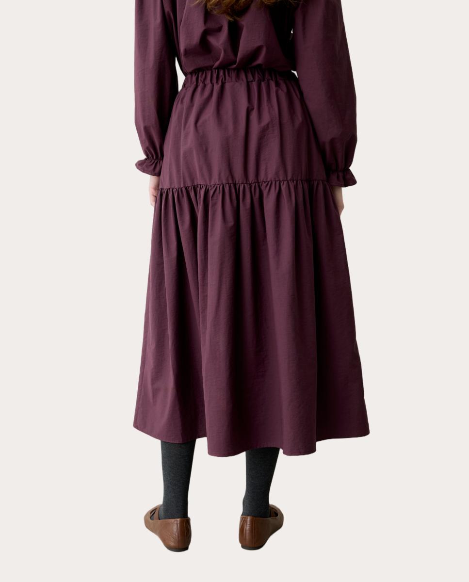 Falda Aline pull on - Fucsia Fucsia-3