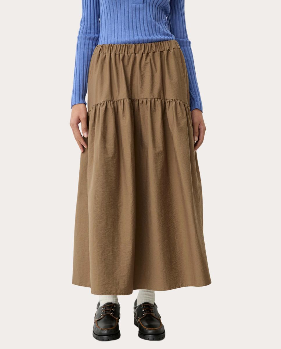 Imagen 0 de Falda Aline pull on Marrón