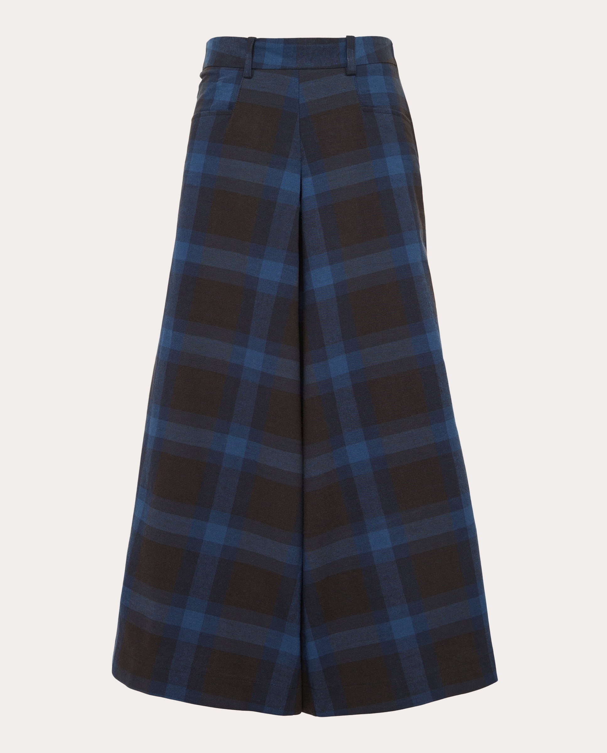 Imagen 1 de Falda pantalón de cuadros Azul