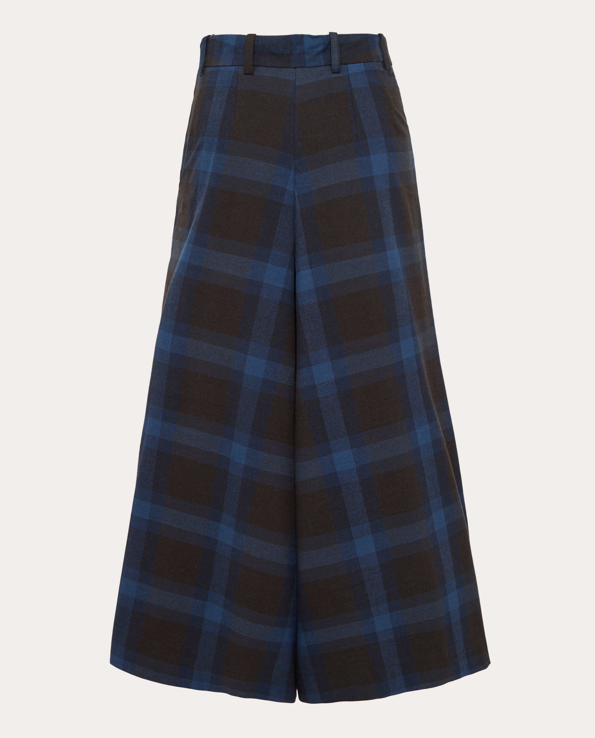 Imagen 2 de Falda pantalón de cuadros - Azul Azul
