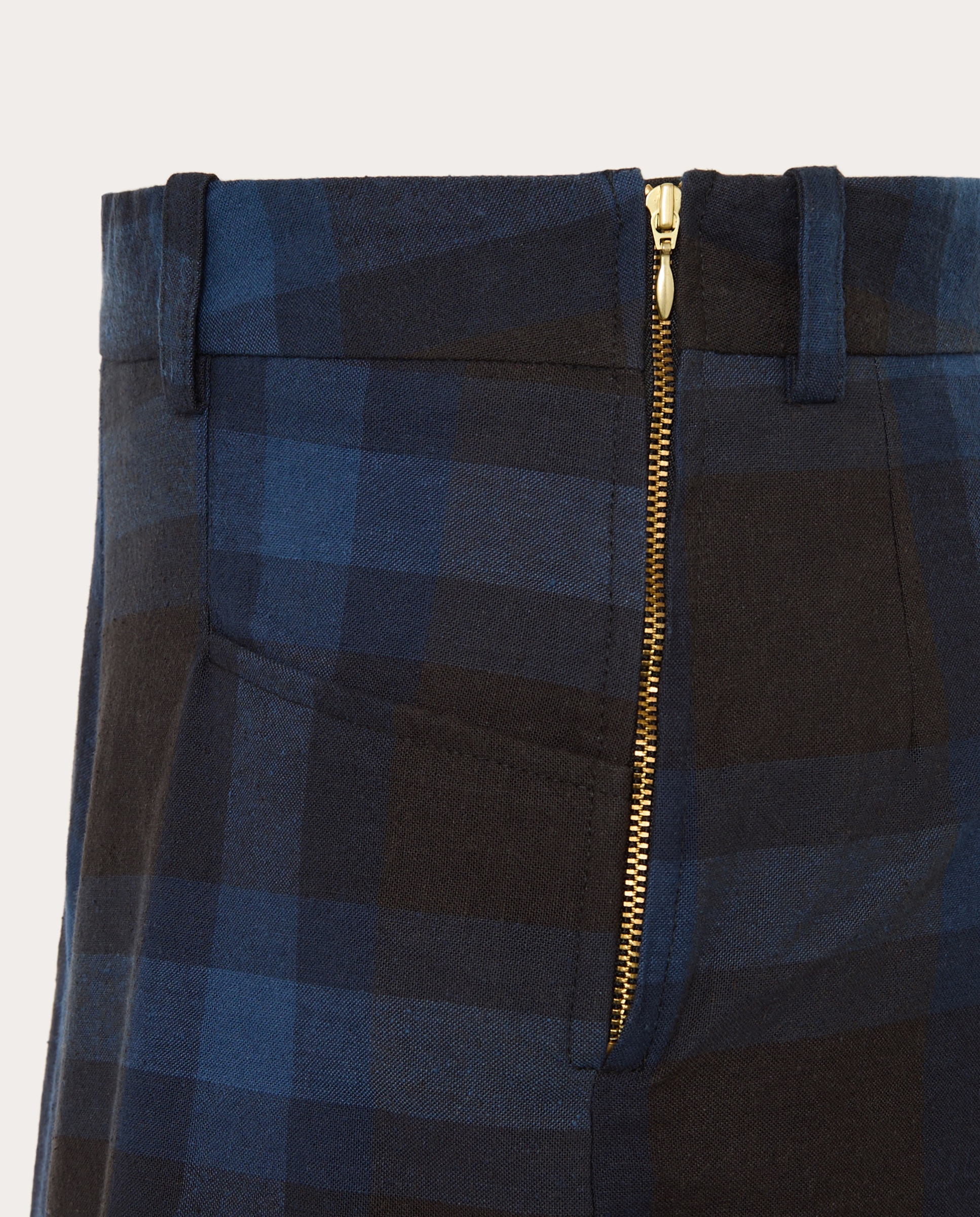 Imagen 4 de Falda pantalón de cuadros - Azul Azul