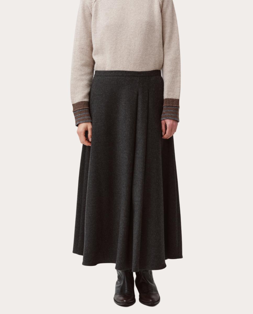 Imagen 0 de Falda Jonico larga Gris oscuro