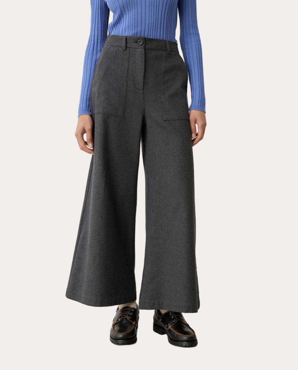 Imagen 0 de Pantalón Clyde de cintura alta Gris