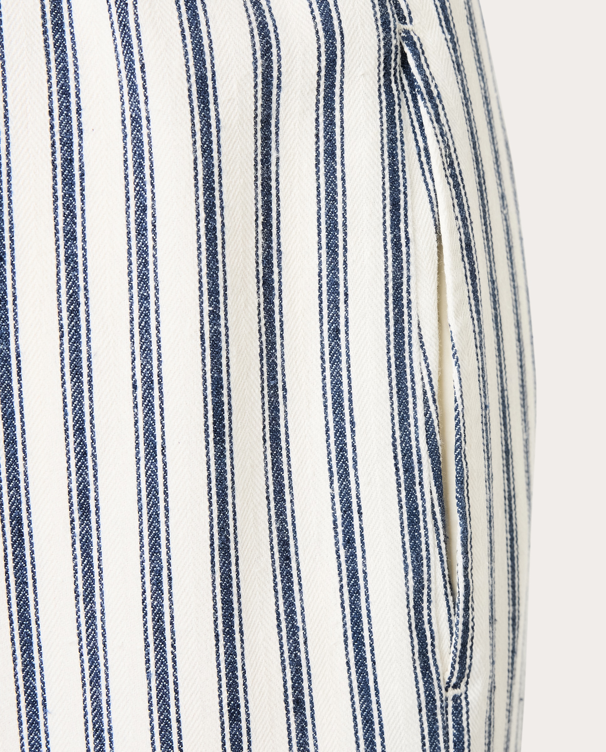 Pantalón Pascale con estampado de rayas - Azul Azul-3