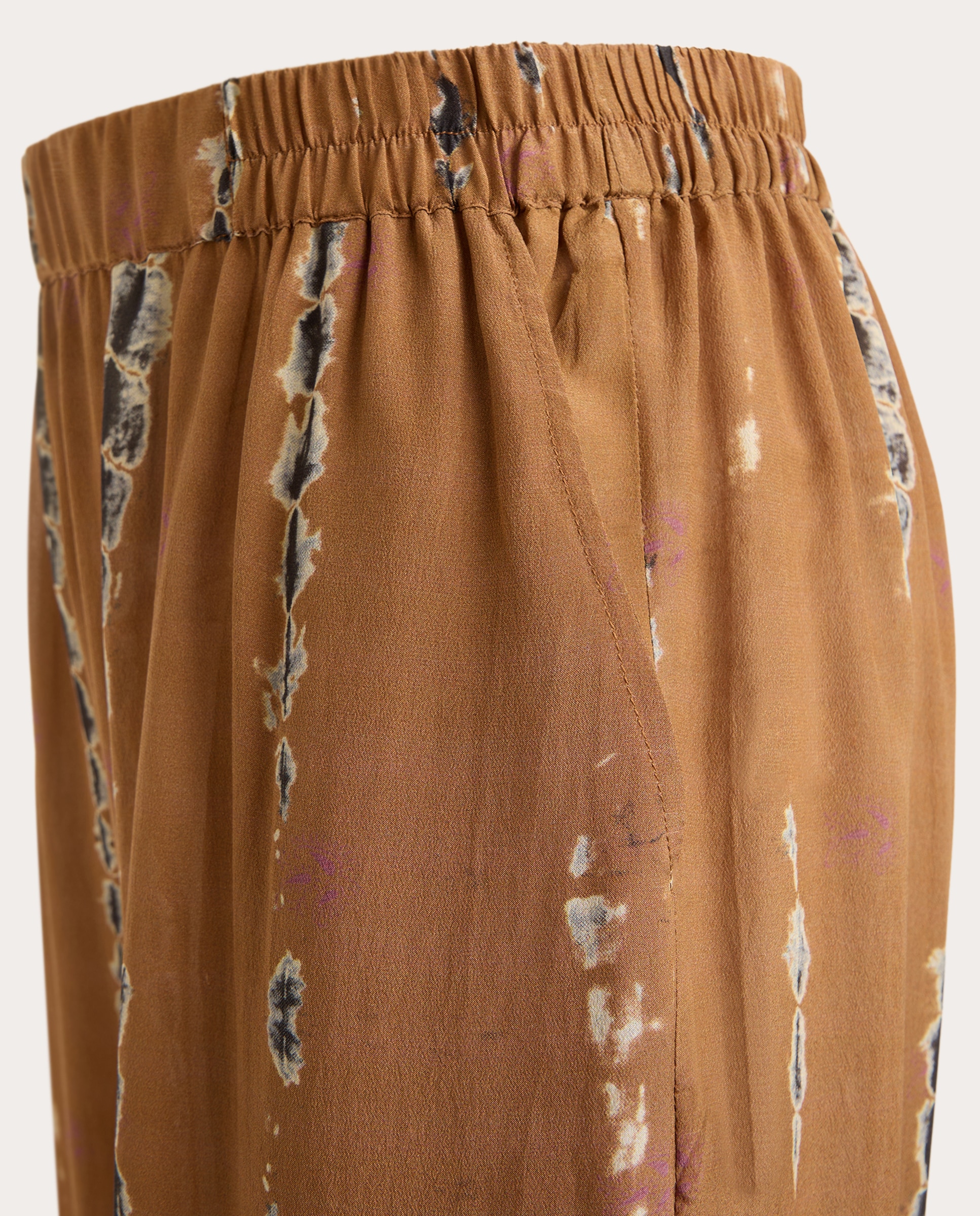 Imagen 3 de Pantalón Nolan de seda - Marrón Marrón