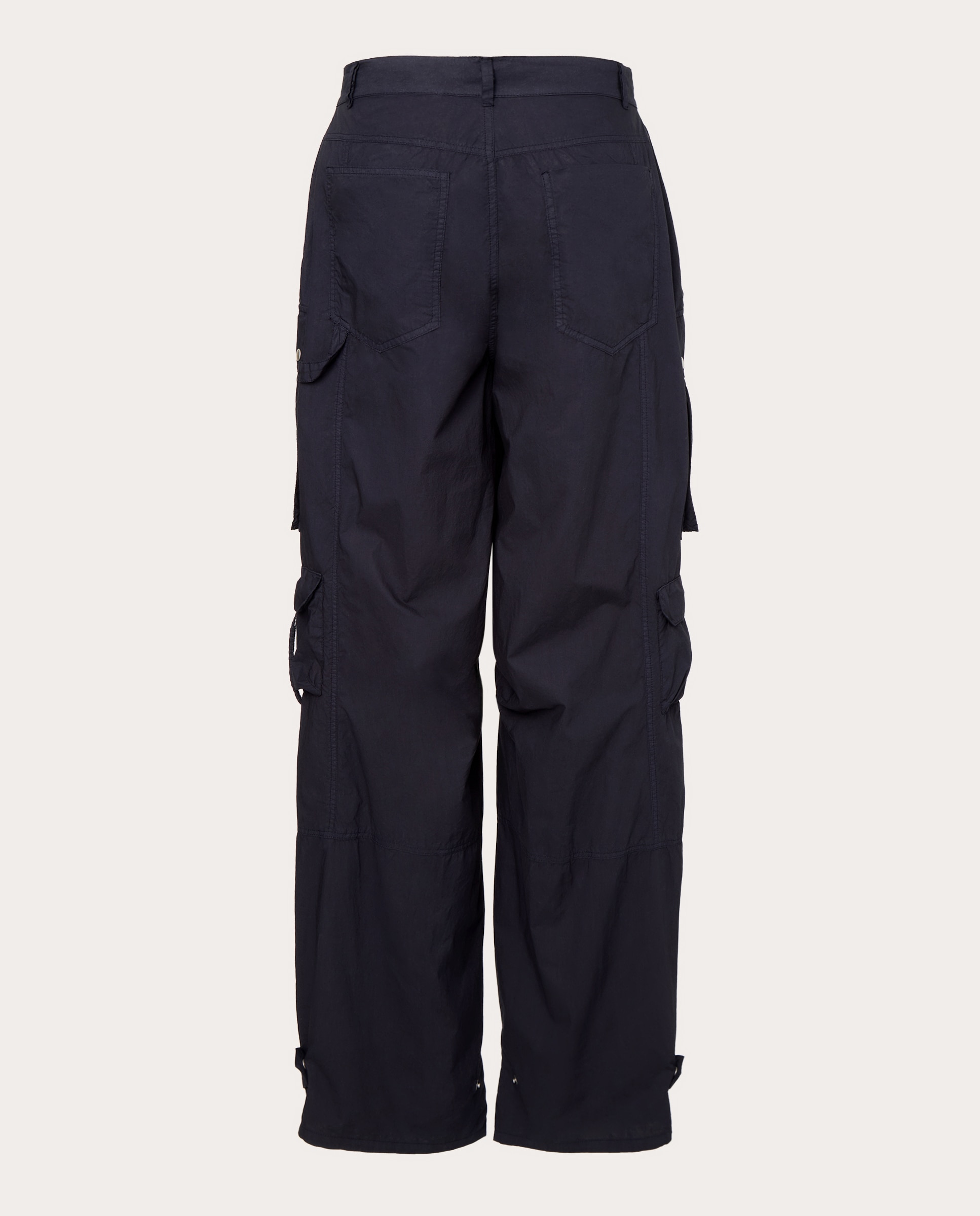 Pantalón Woe de algodón con bolsillos cargo - Azul marino Azul marino-2