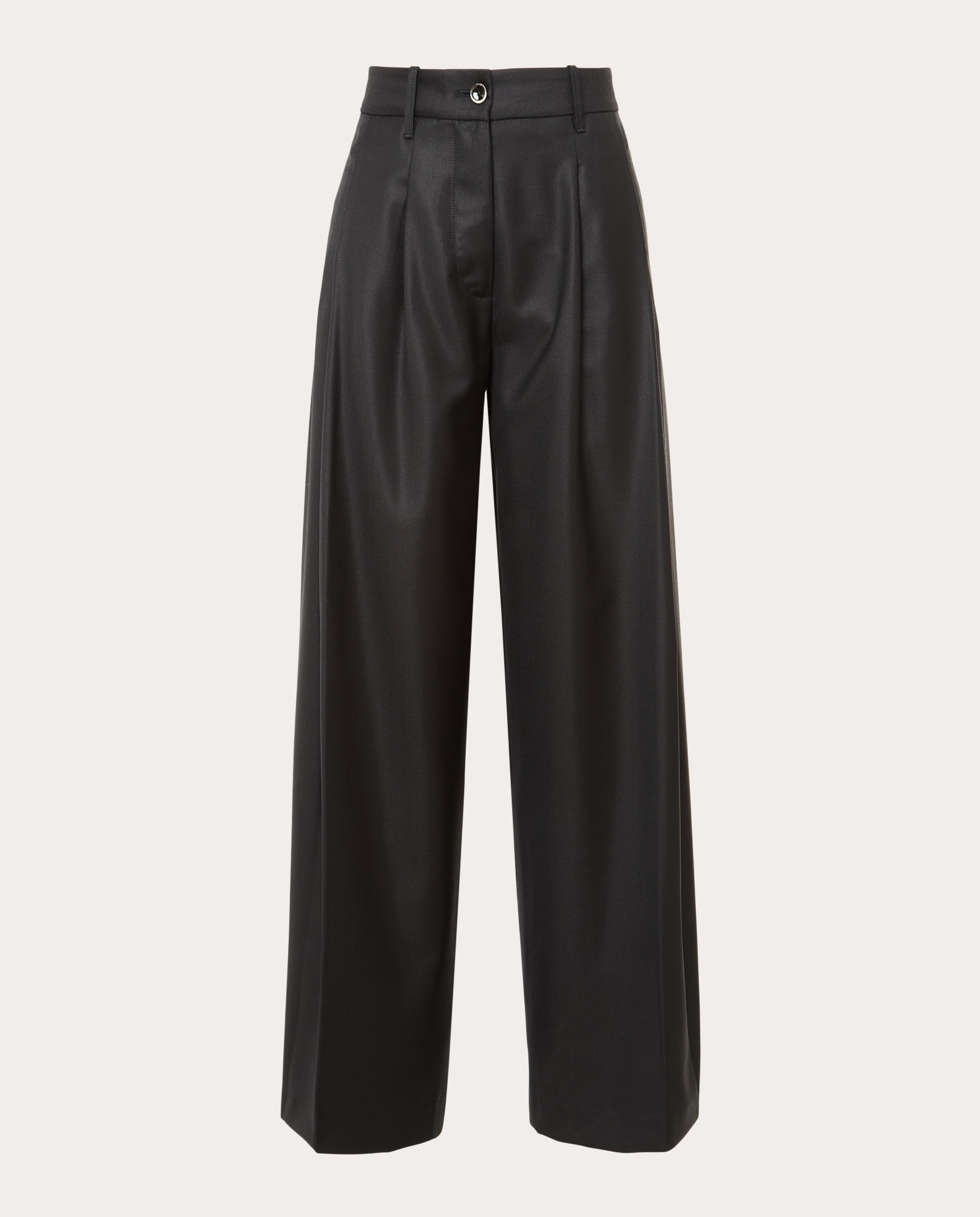 Imagen 1 de Pantalón chino de pernera ancha Negro