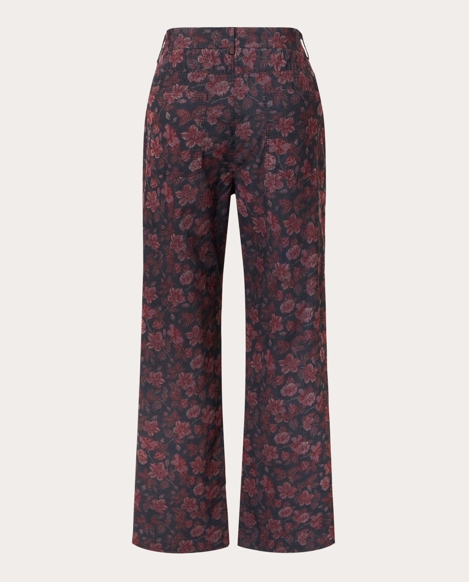 Pantalón Gordon de terciopelo - Rosa Rosa-2