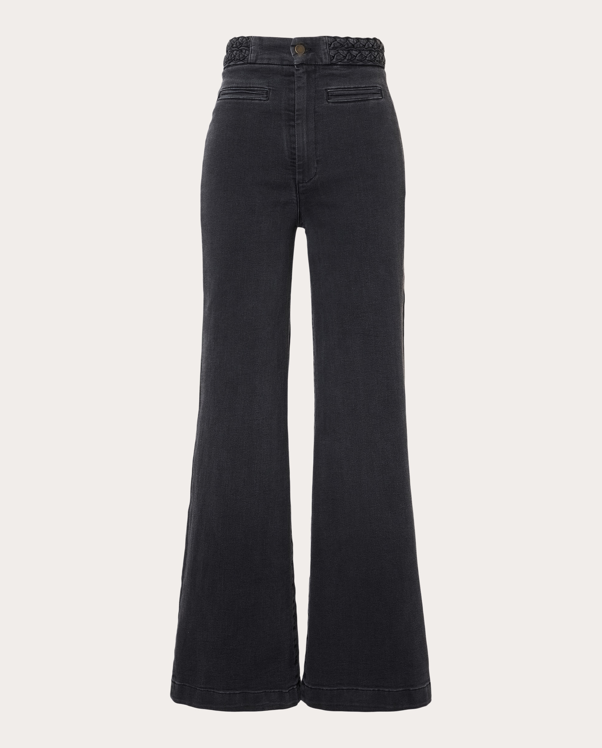 Imagen 0 de Pantalón Ross de pierna ancha Negro