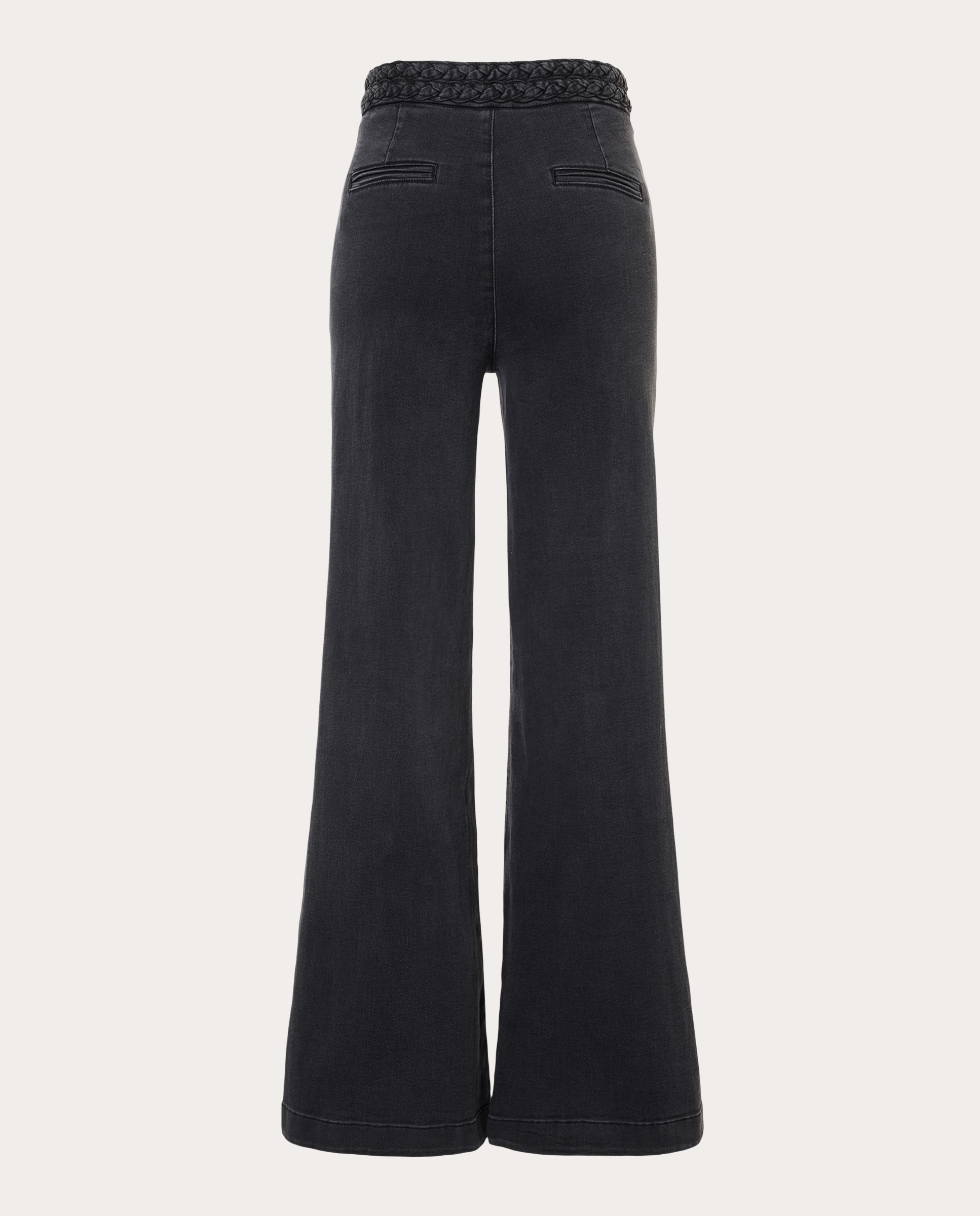 Pantalón Ross de pierna ancha - Negro Negro-2
