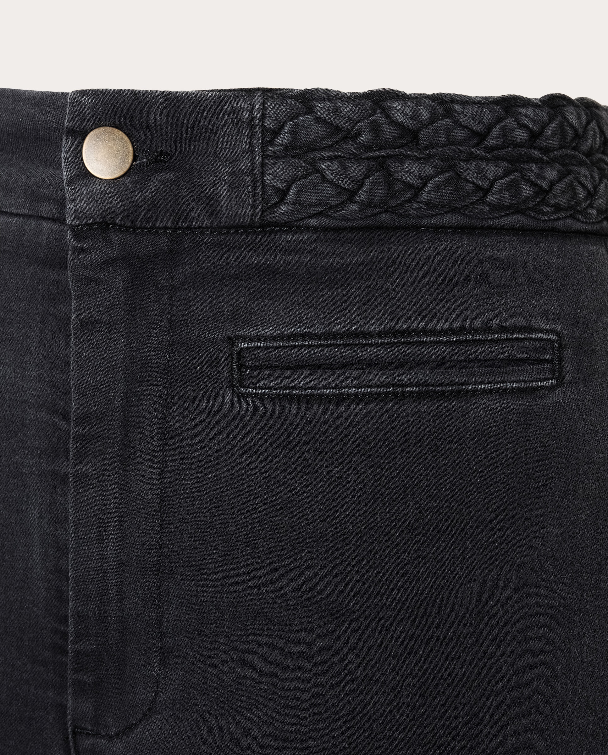 Pantalón Ross de pierna ancha - Negro Negro-4