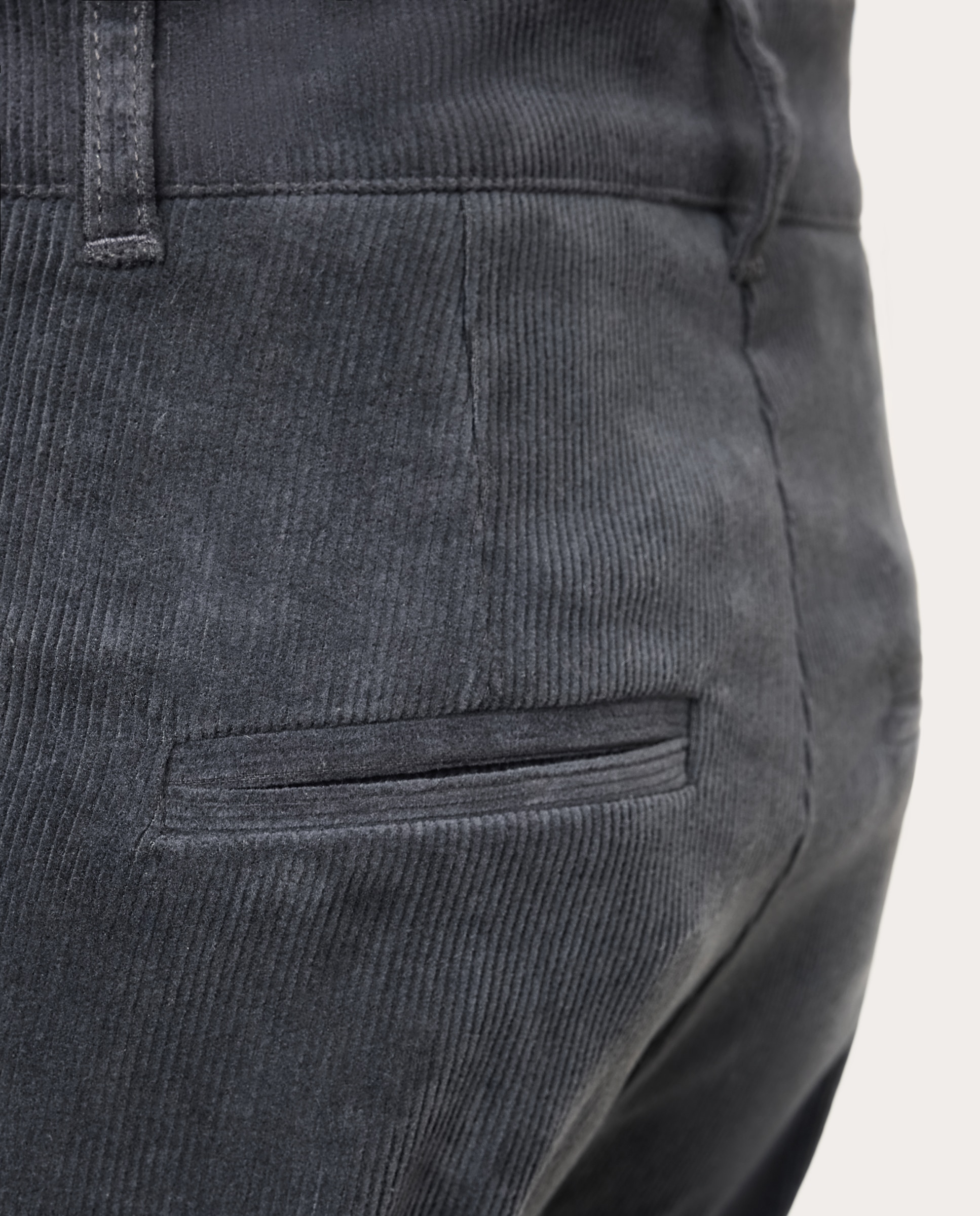 Pantalón Ronny de pana - Gris Gris-4