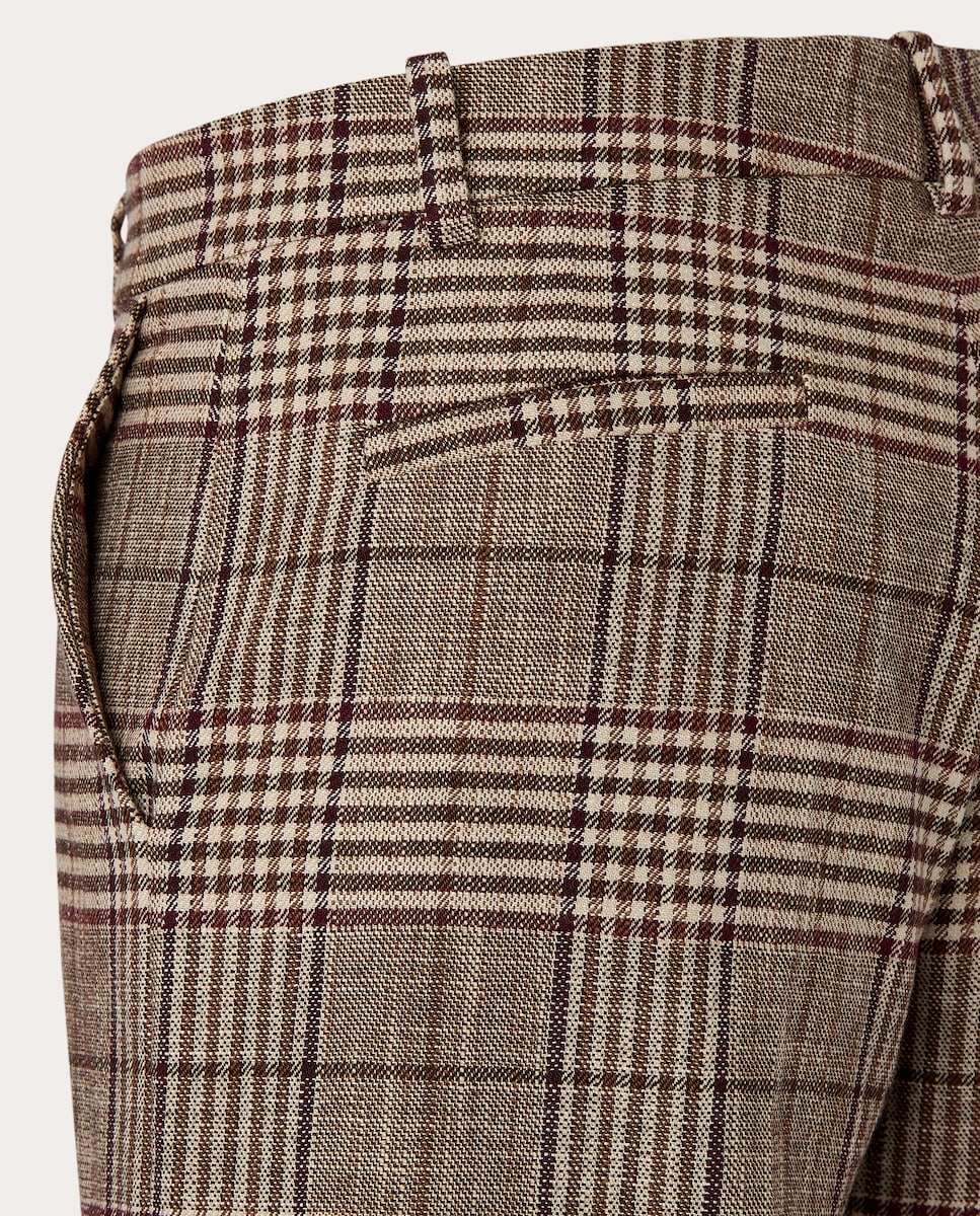 Pantalón recto de algodón Multicolor-3