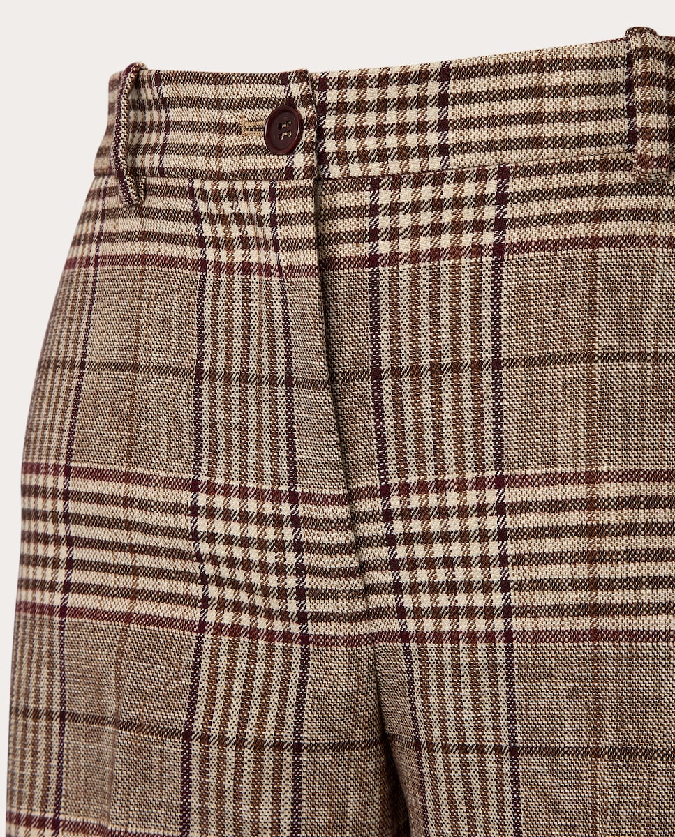 Pantalón recto de algodón Multicolor-4