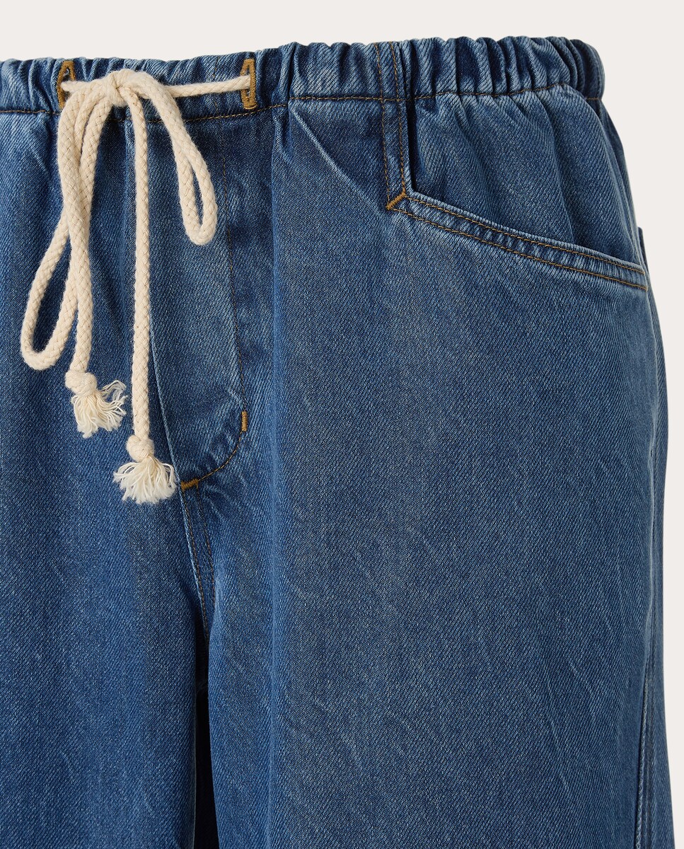 Pantalón recto Joey Azul-3