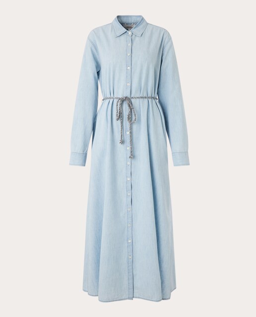 Imagen 0 de Vestido largo de algodón