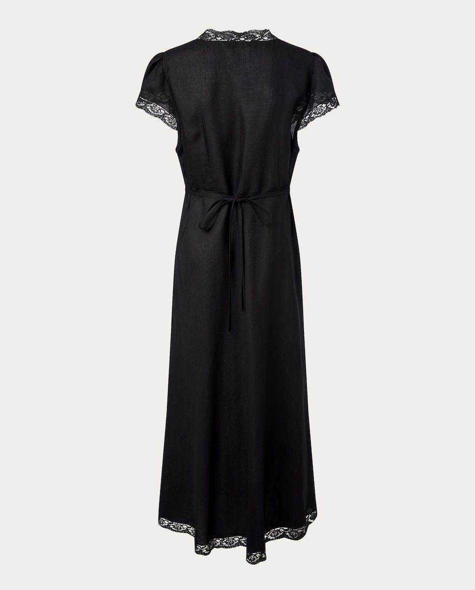 Vestido largo Clarice Negro-2