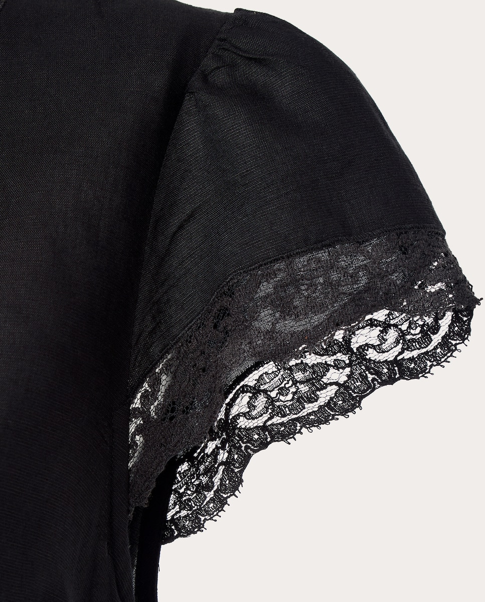 Vestido largo Clarice Negro-4