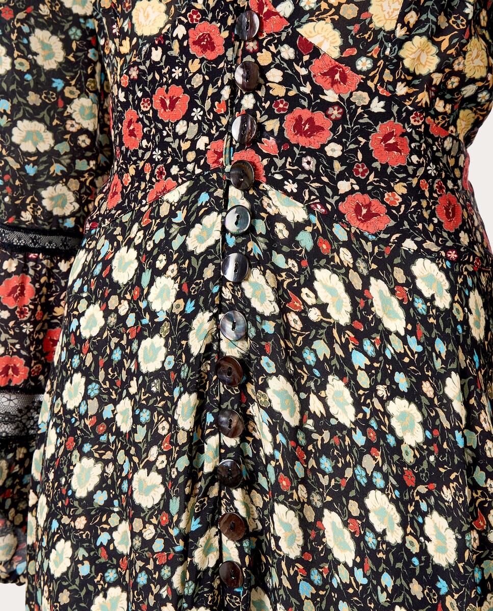 Vestido largo Raven Multicolor-3