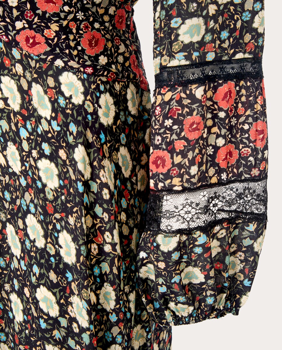 Vestido largo Raven Multicolor-4