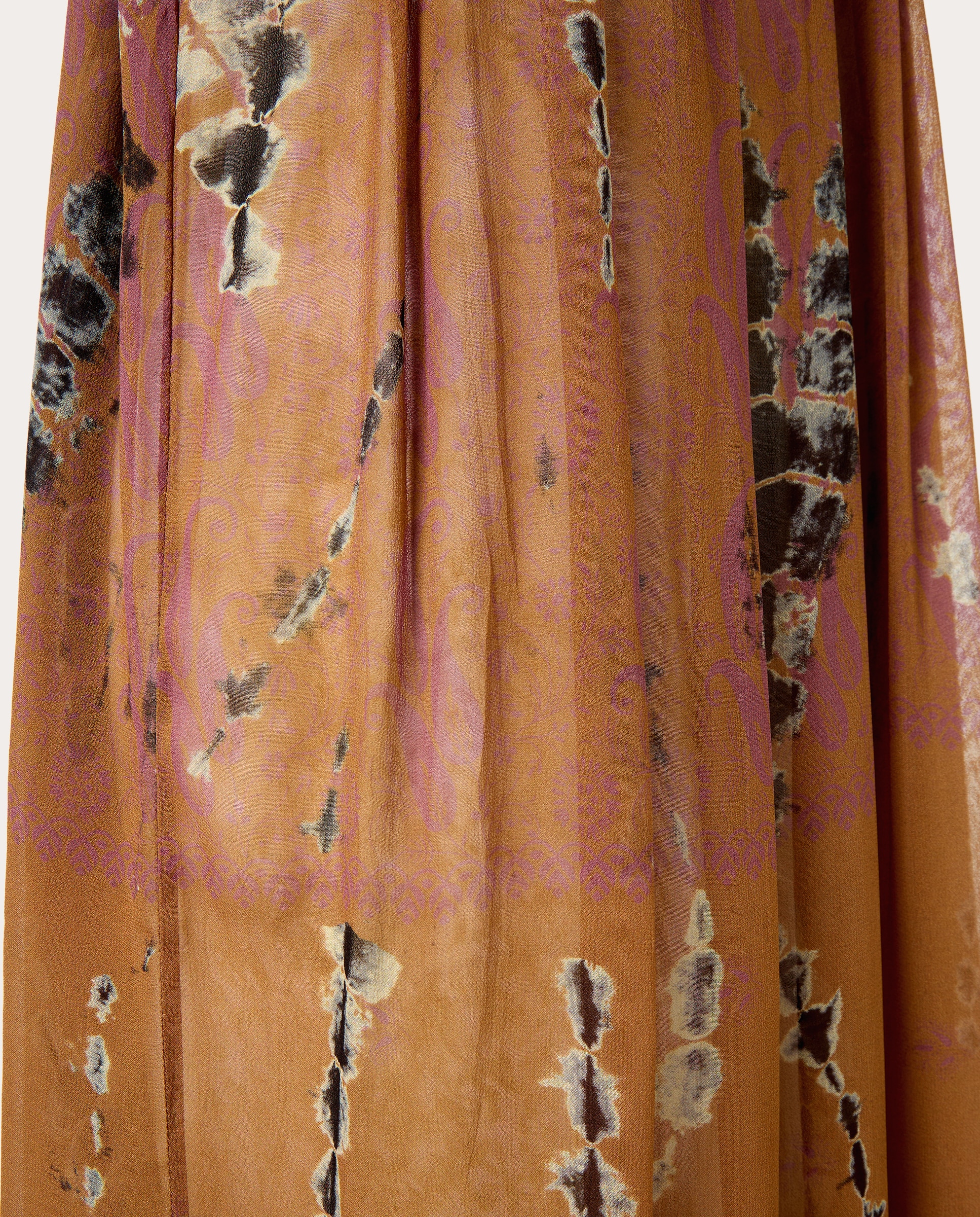Imagen 4 de Vestido largo Noctiluca vaporoso - Marrón Marrón