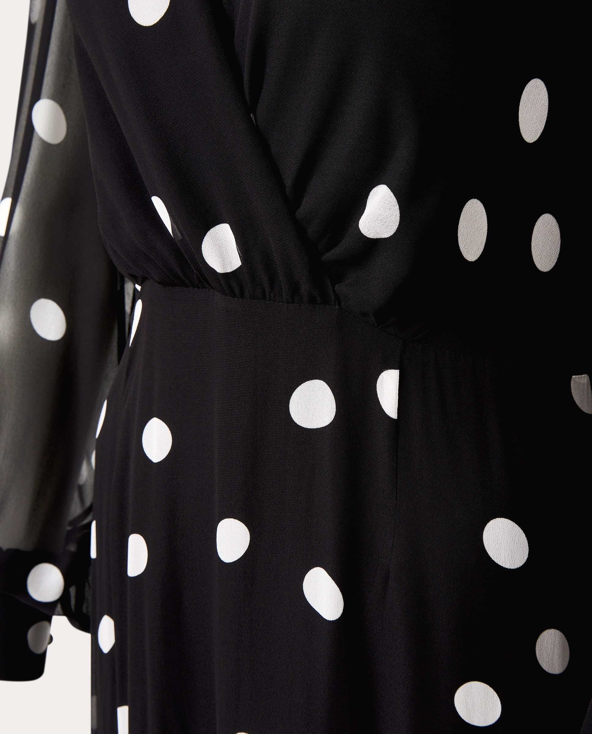 Imagen 3 de Vestido largo Elsie Georgette - Negro Negro