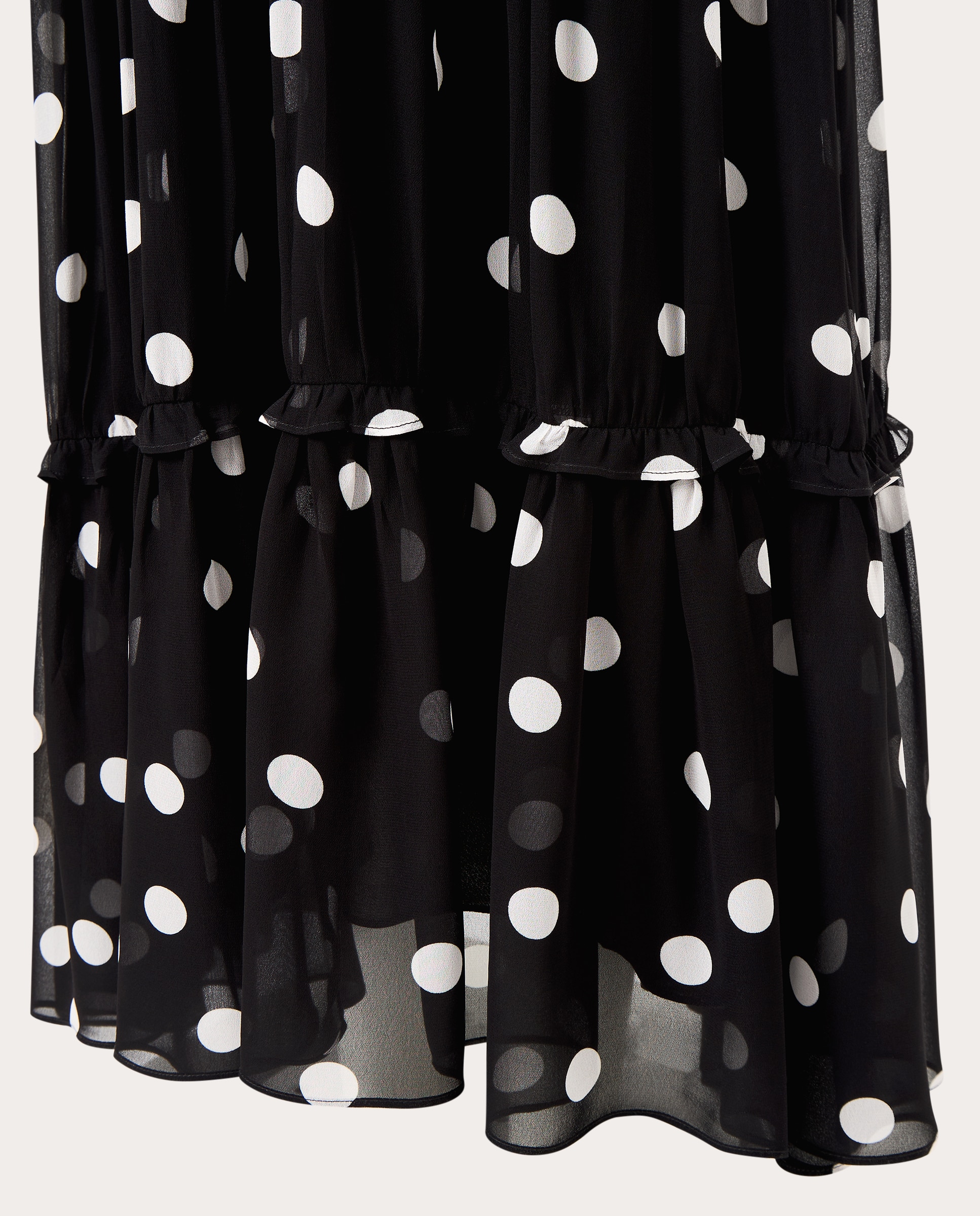 Imagen 5 de Vestido largo Elsie Georgette - Negro Negro